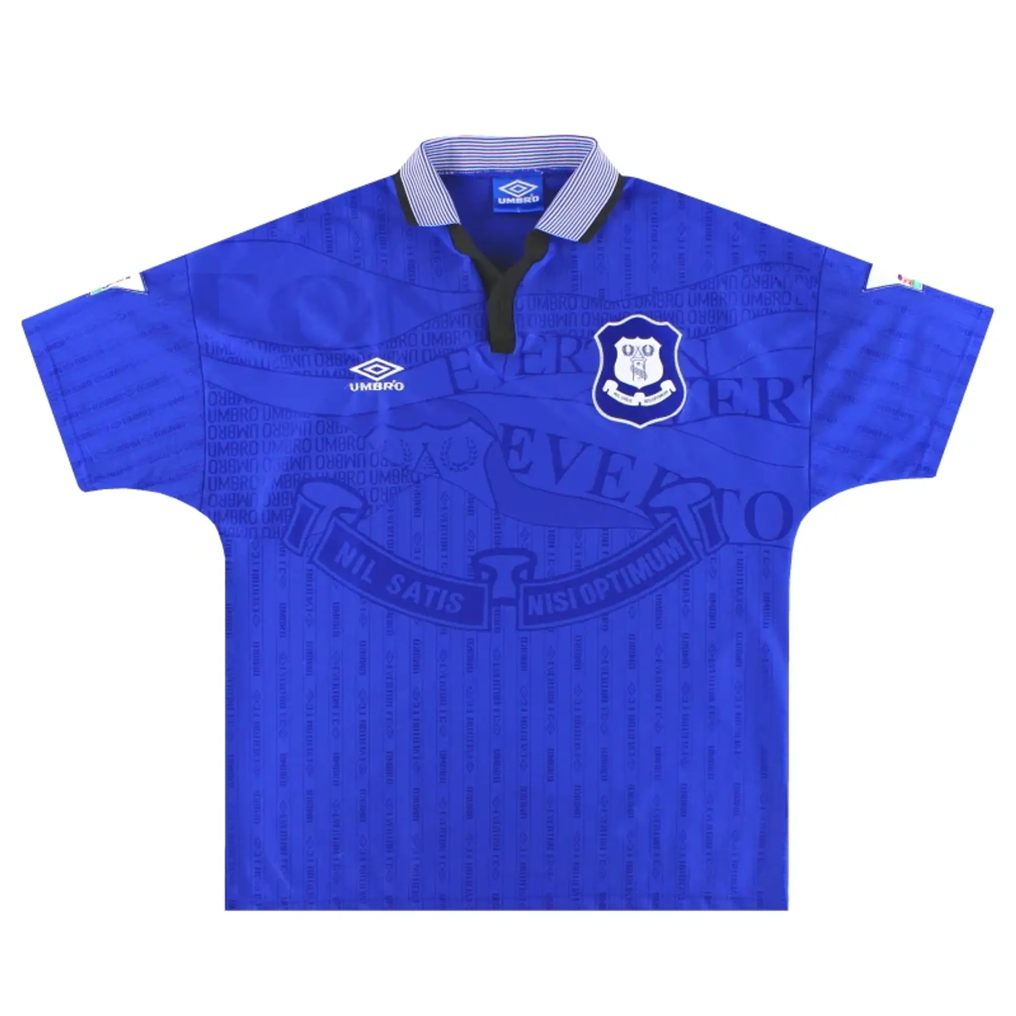 1995-97 Everton Umbro Home Shirt L - Everton / Excellent / Large