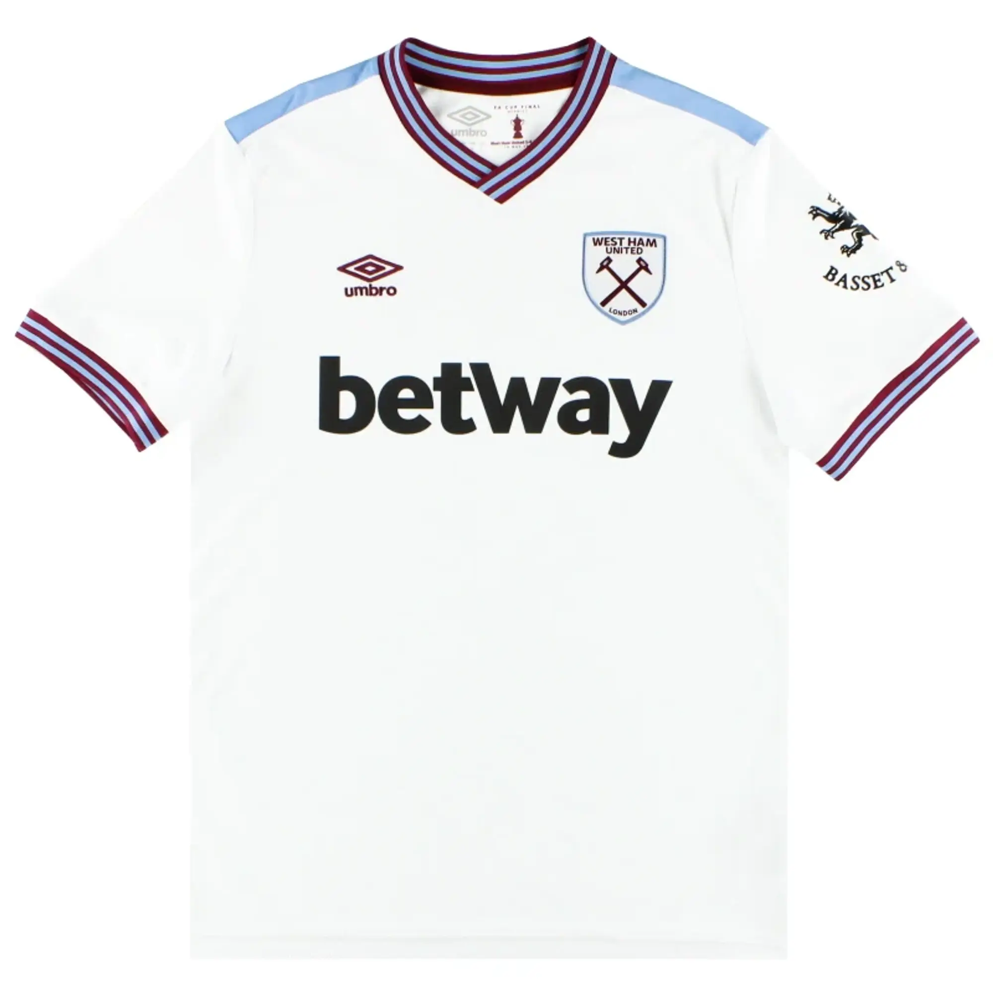2019-20 West Ham Umbro Away Shirt XXXL - West Ham / Excellent / XXXL