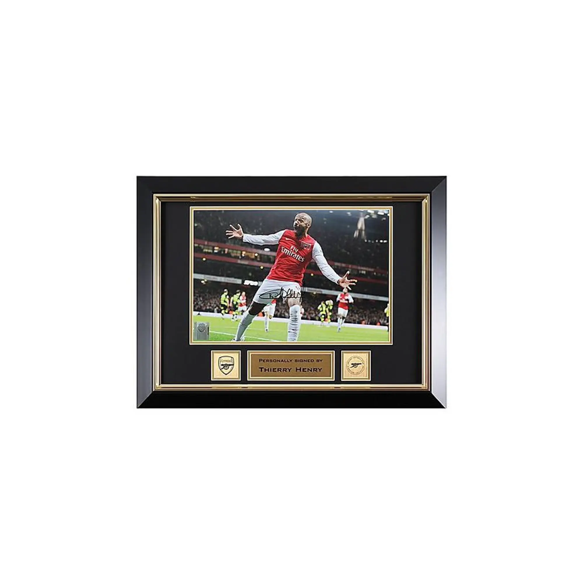 Arsenal Henry Framed Signed Photo V Leeds 2012, Multicolor