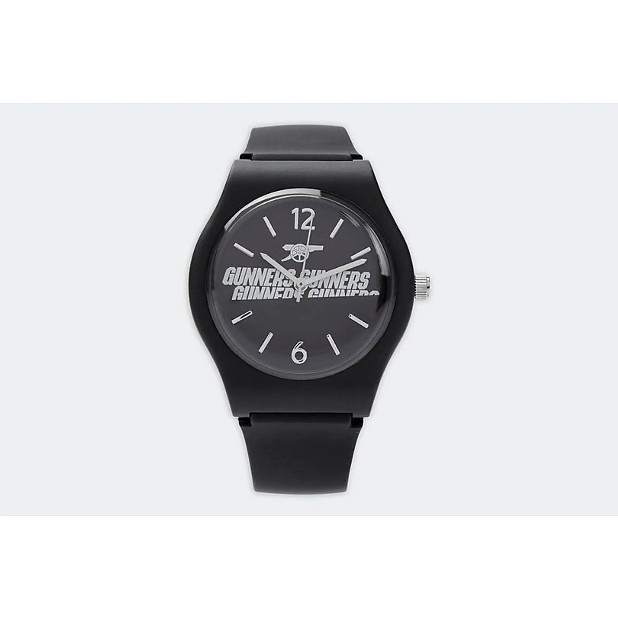 Arsenal Kids Black Silicon Watch, Multicolor