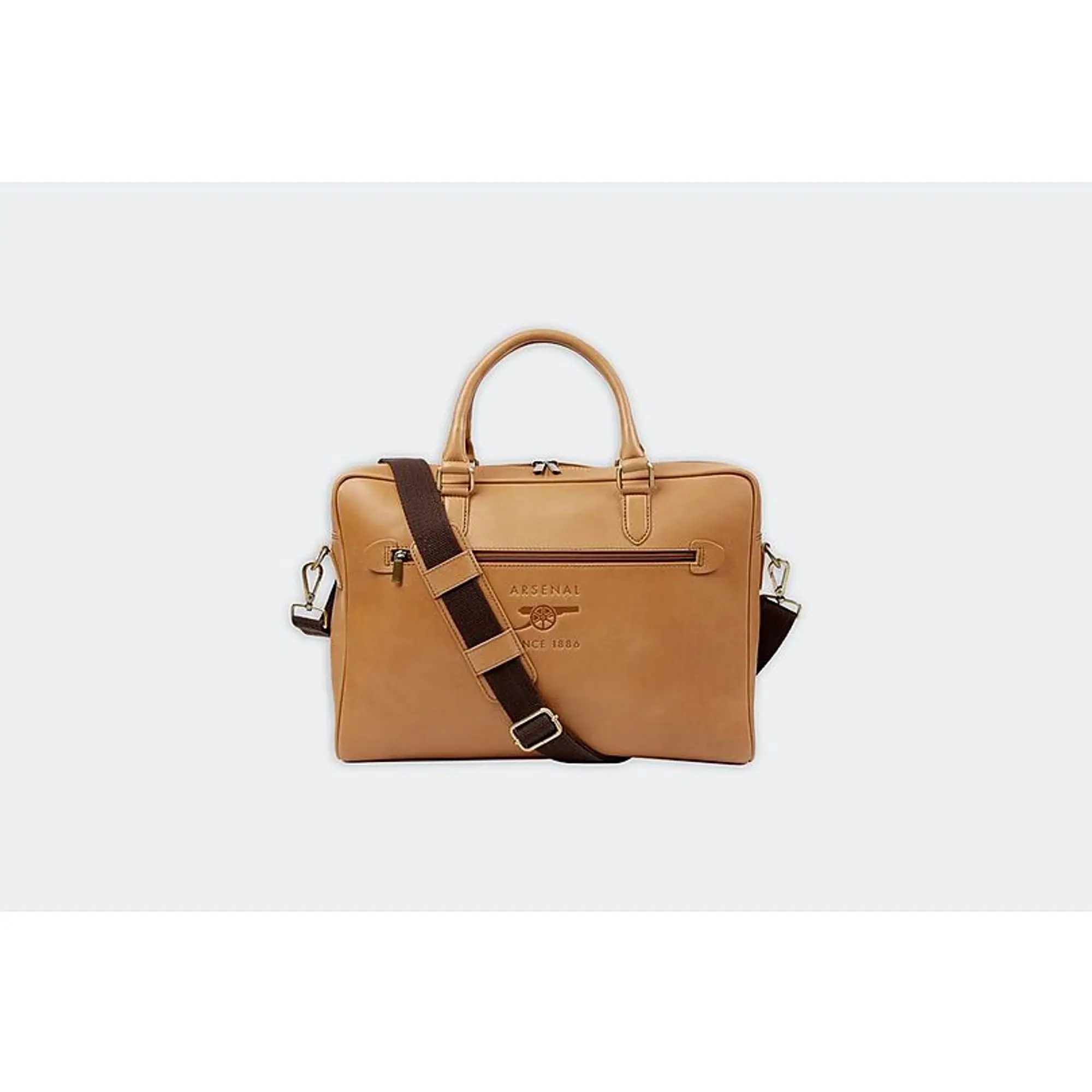 Arsenal Premium Leather Laptop Bag, Multicolor