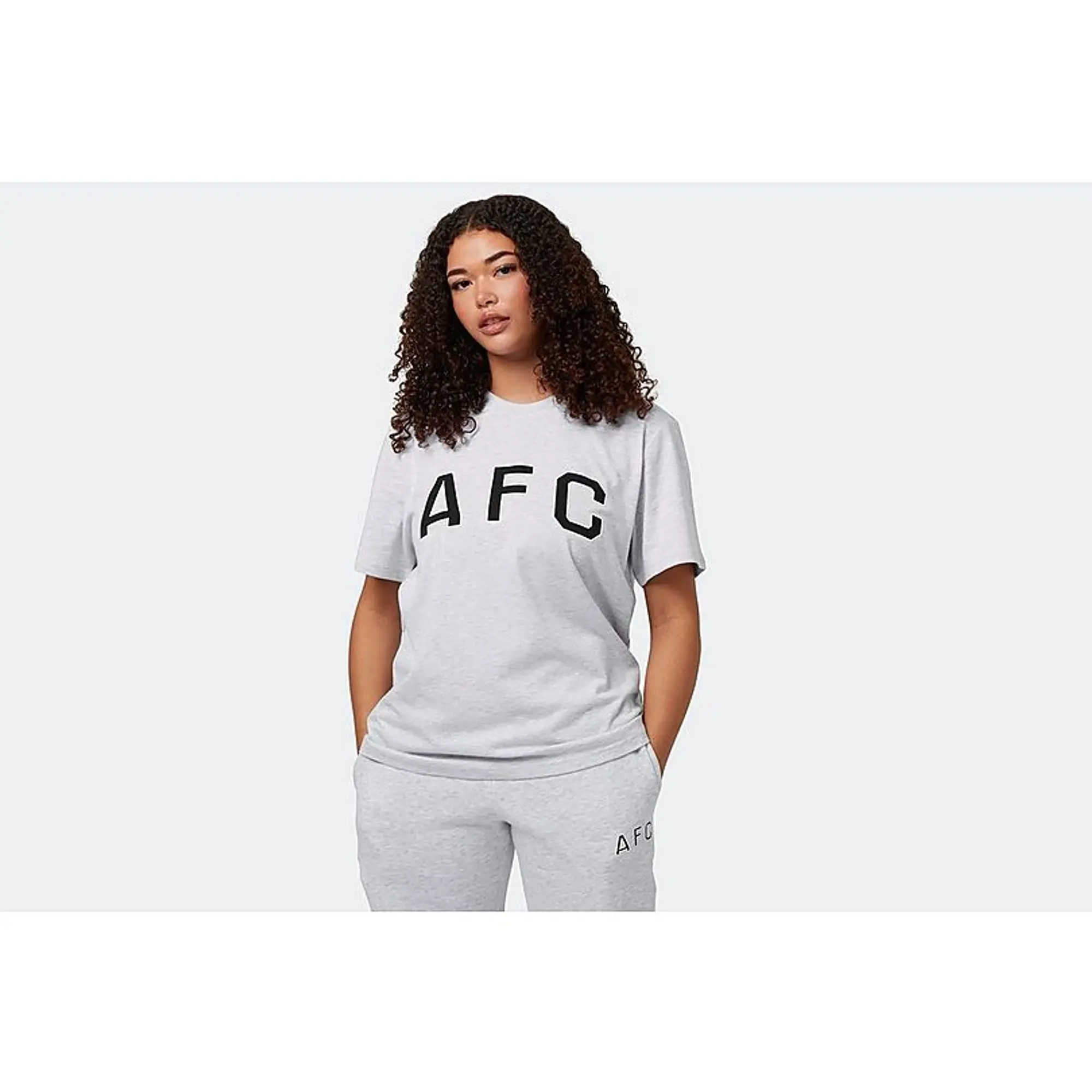 Arsenal Womens Grey AFC T-Shirt, Multicolor