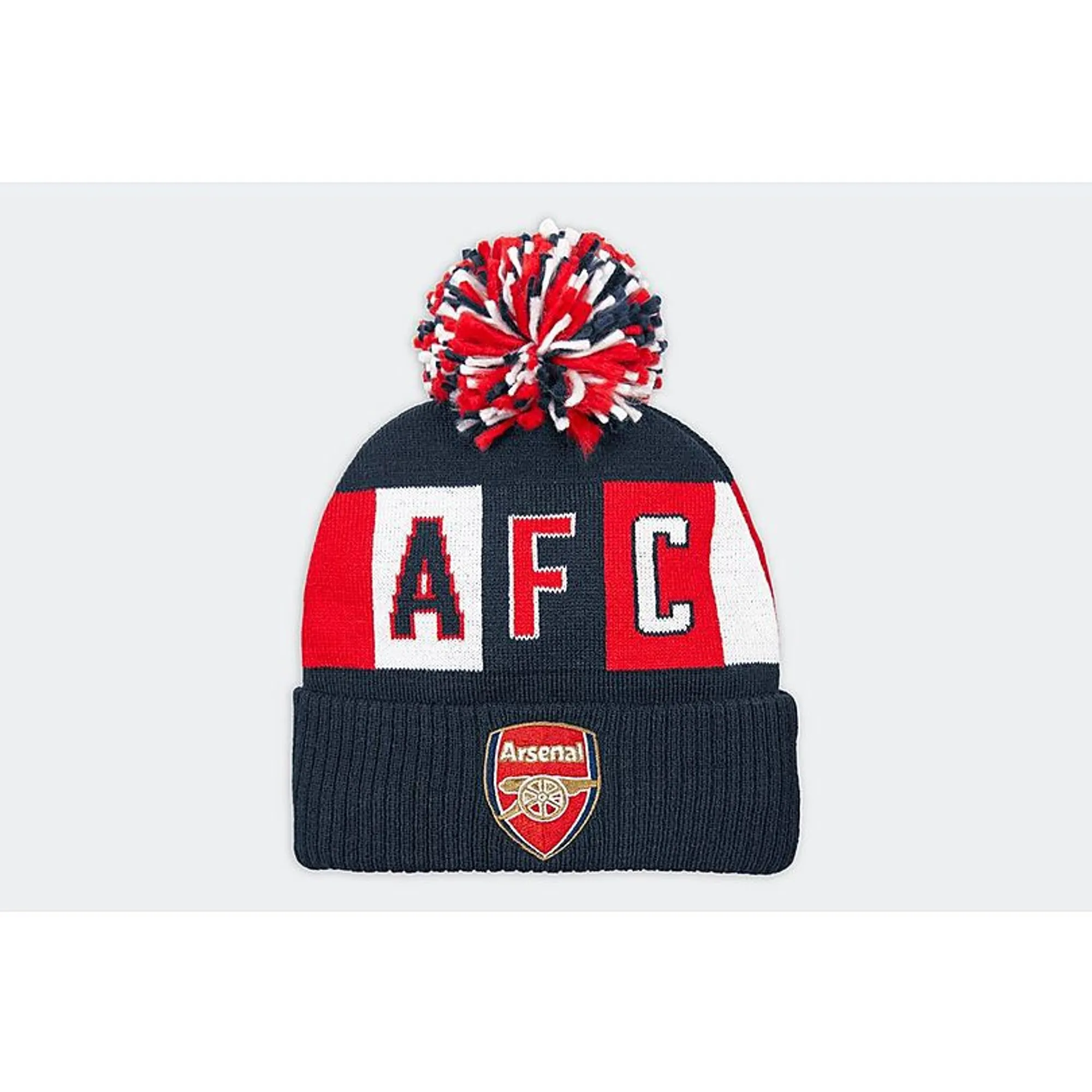 Arsenal Kids Text Beanie, Multicolor