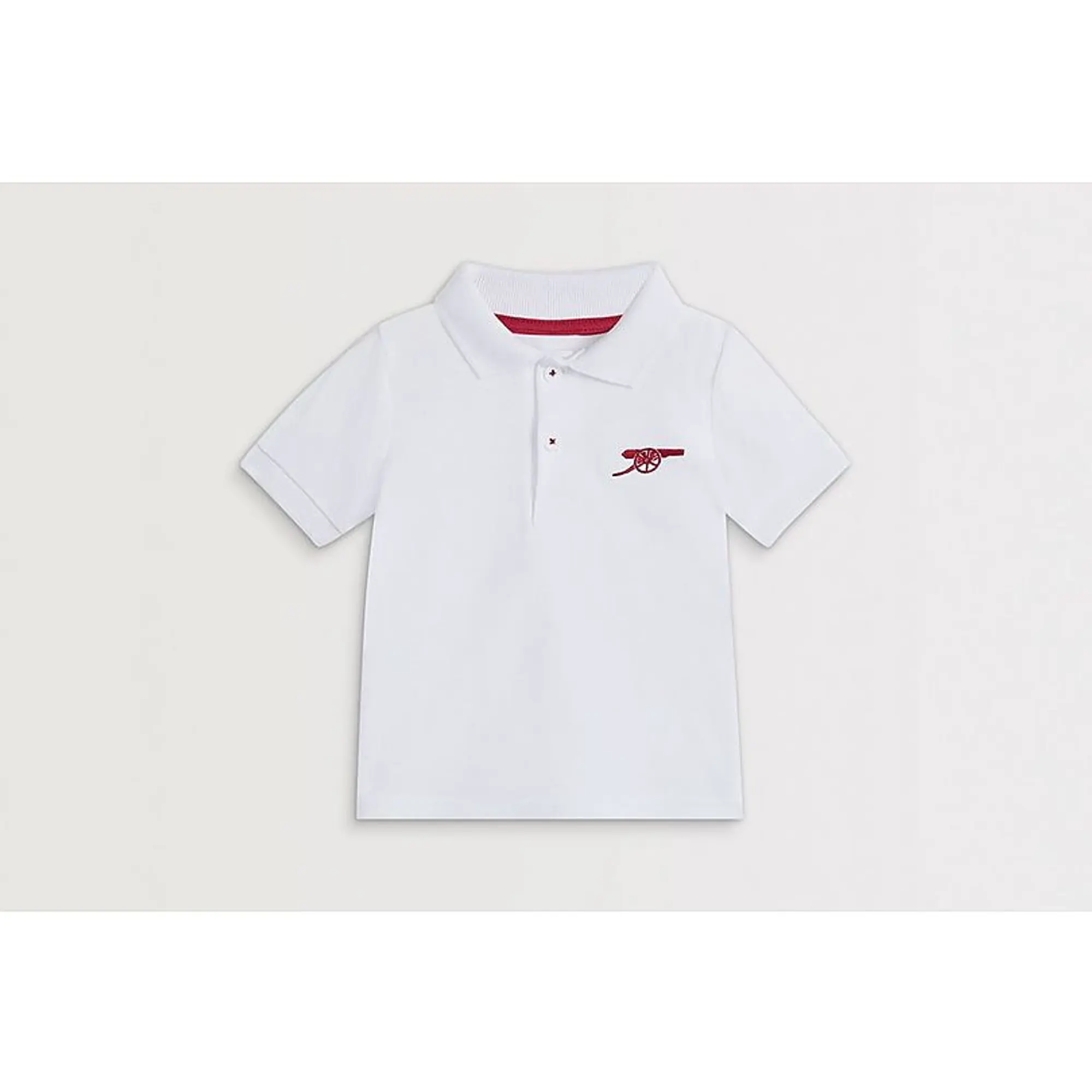 Arsenal Baby Cannon White Polo Shirt, Multicolor