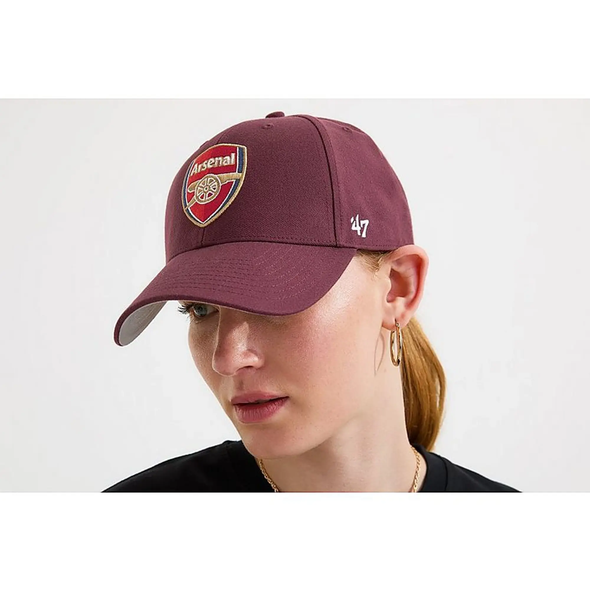 Arsenal 47 Burgundy Crest Cap, Multicolor