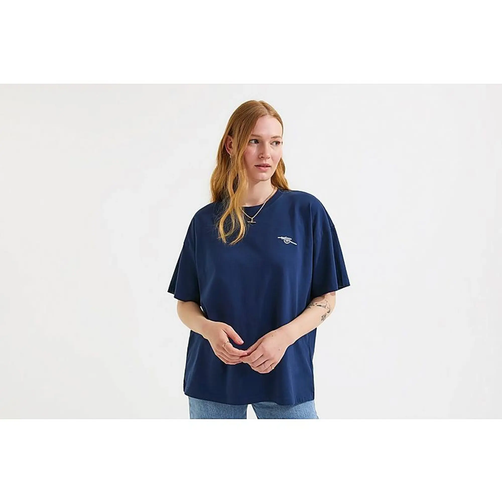 Arsenal Womens Essentials Navy Cannon T-Shirt, Multicolor