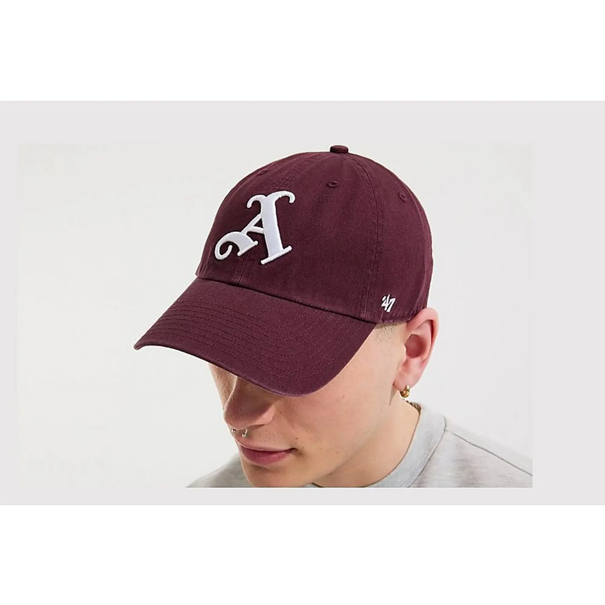 Arsenal 47 Burgundy Gothic A Cap, Multicolor