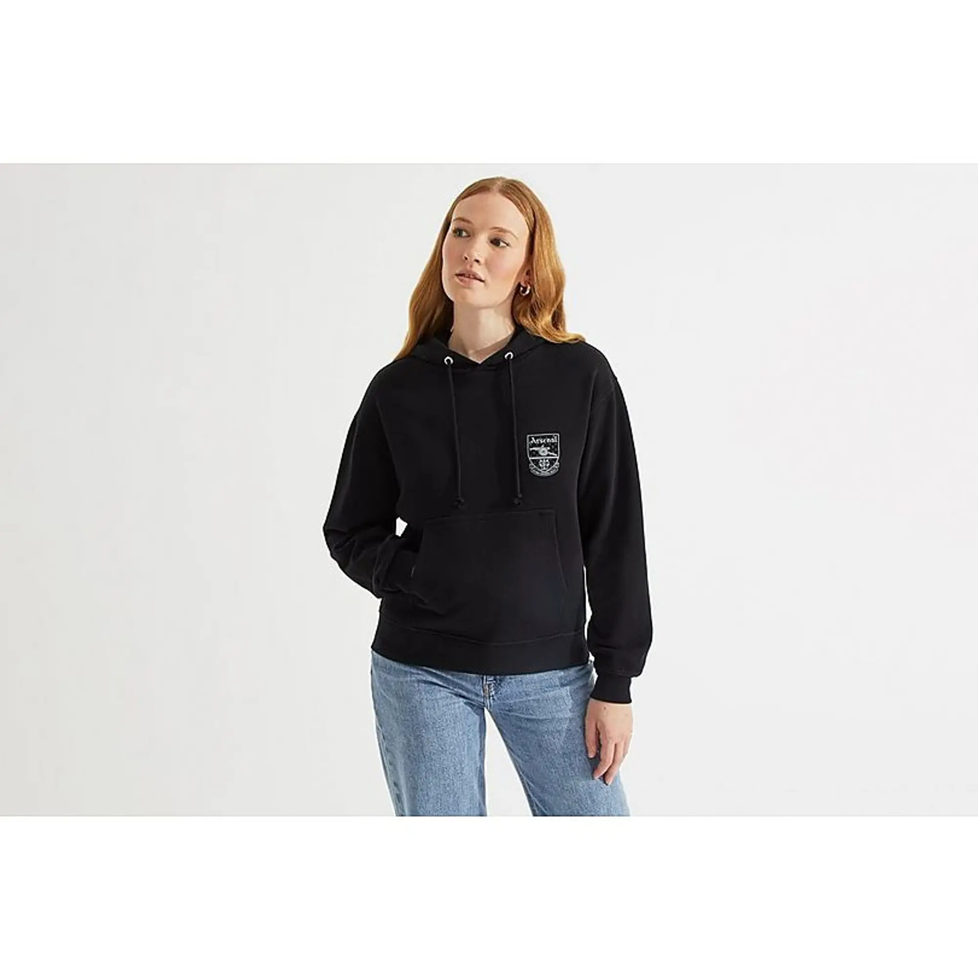 Arsenal Womens Black Concordia Hoodie, Multicolor