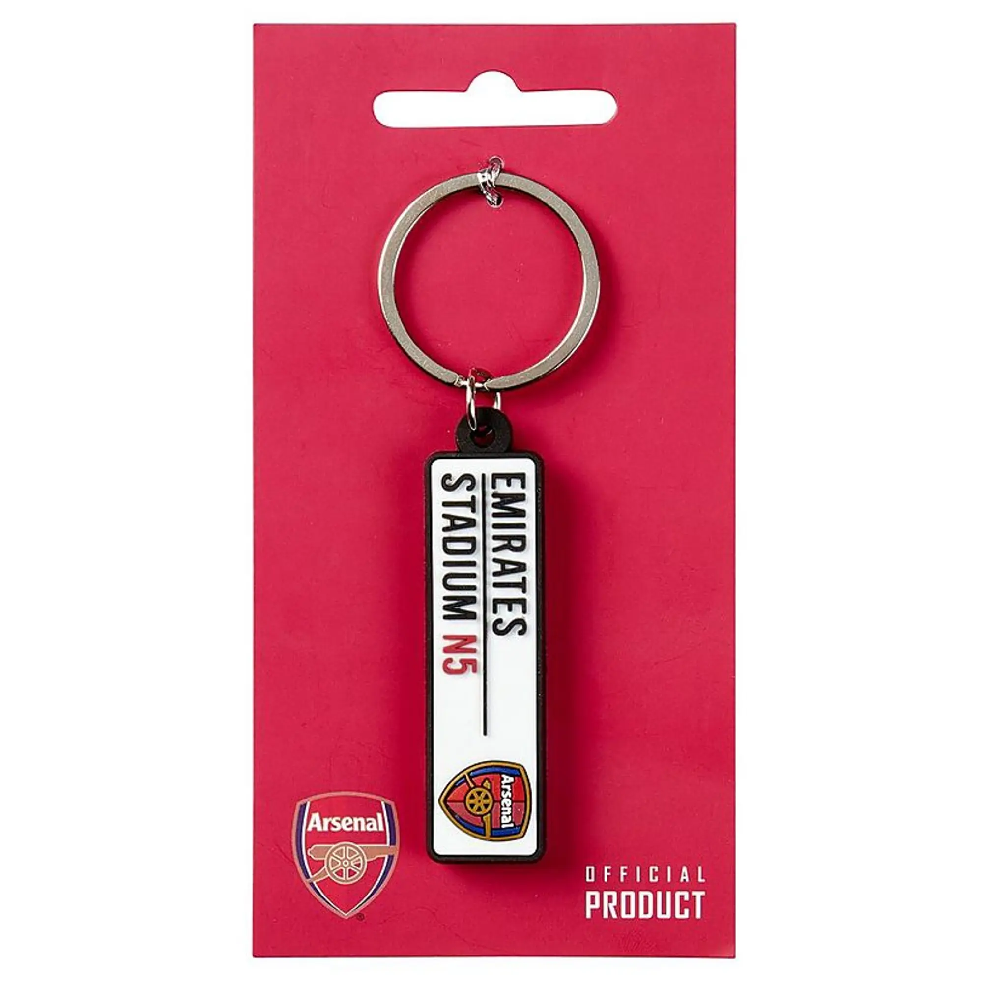 Arsenal Street Sign Keyring, Multicolor