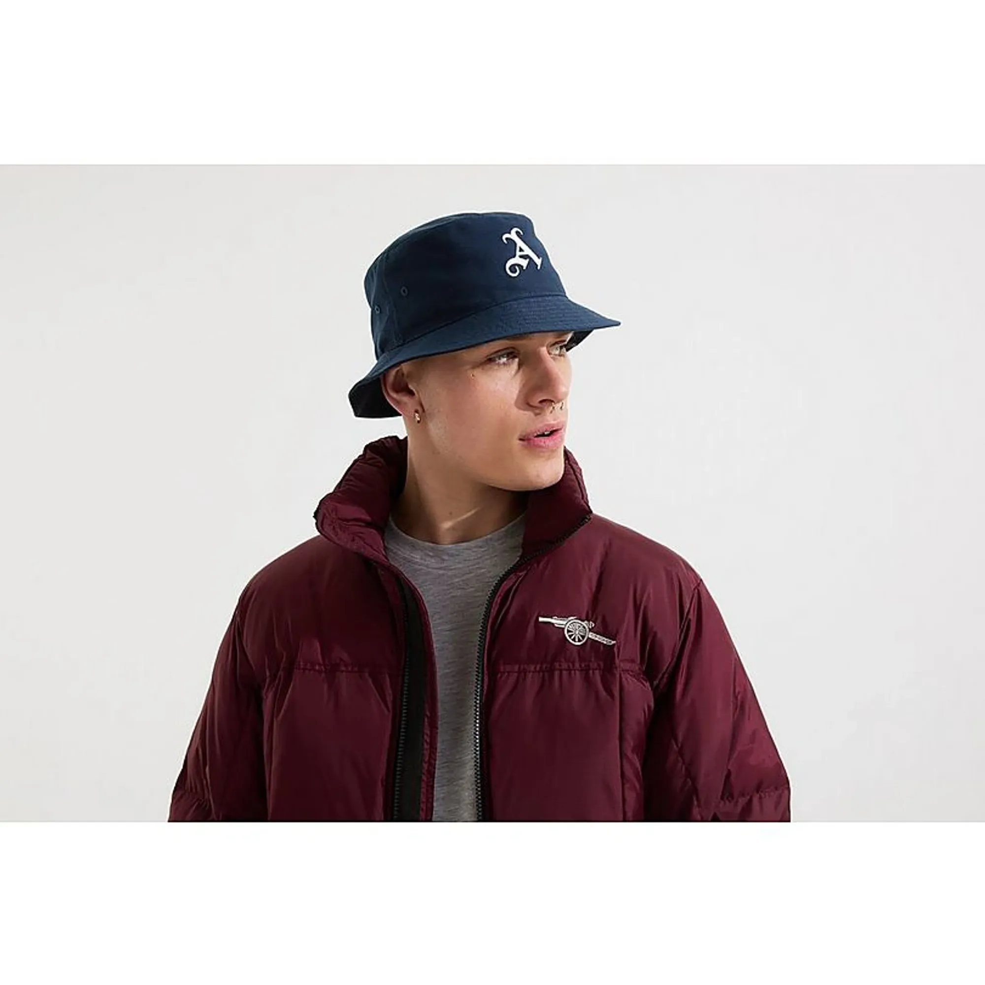 Arsenal 47 Navy Gothic A Bucket Hat, Multicolor
