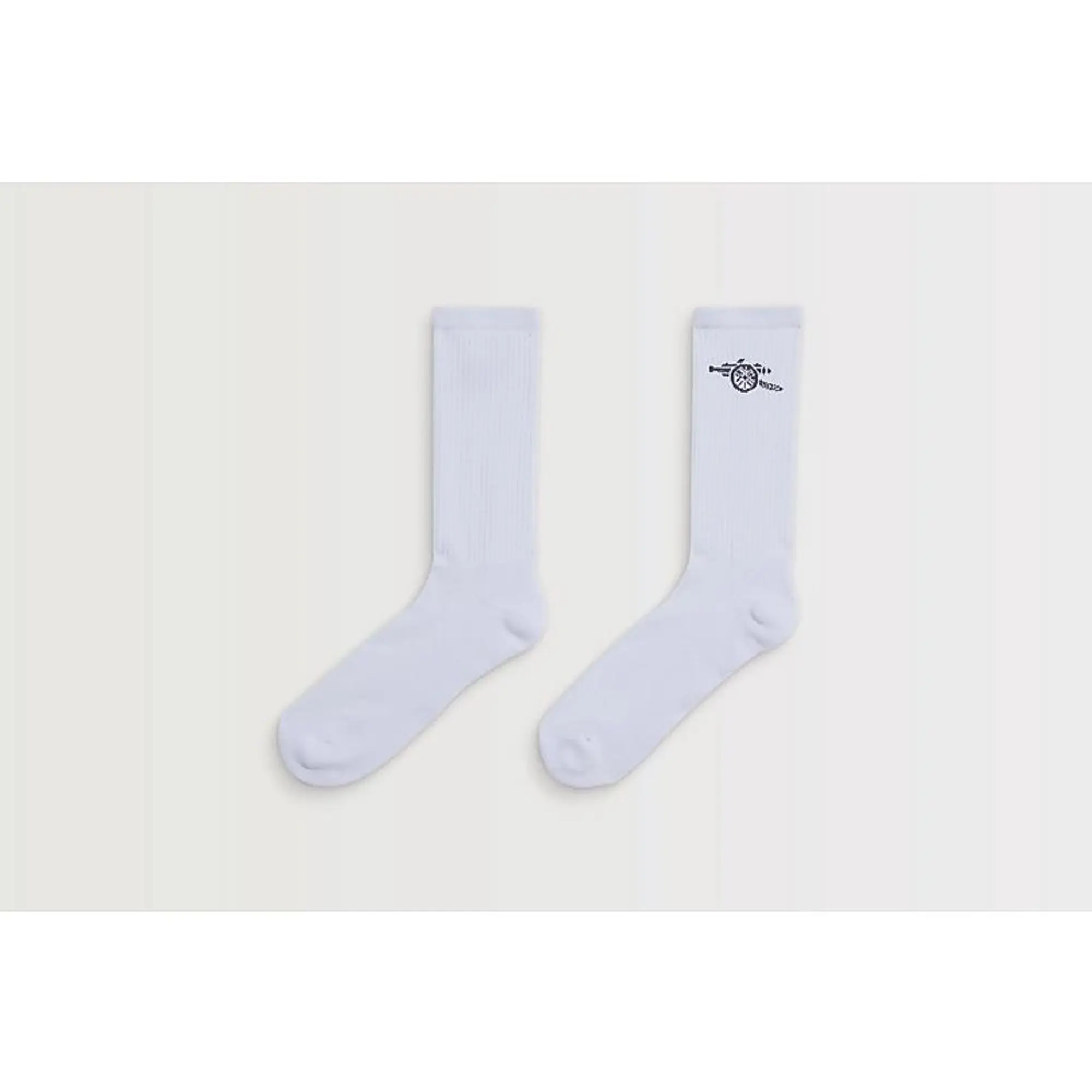 Arsenal Essentials White Cannon Socks, Multicolor