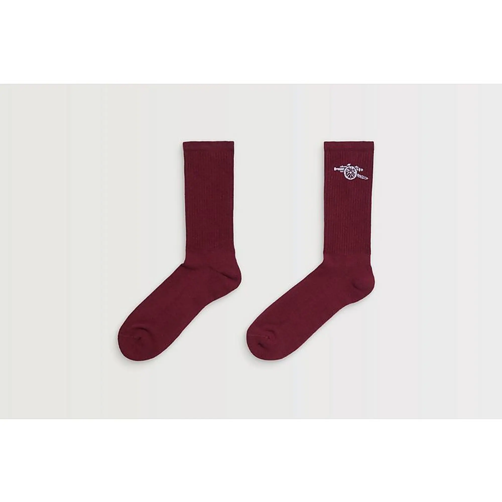 Arsenal Essentials Burgundy Cannon Socks, Multicolor
