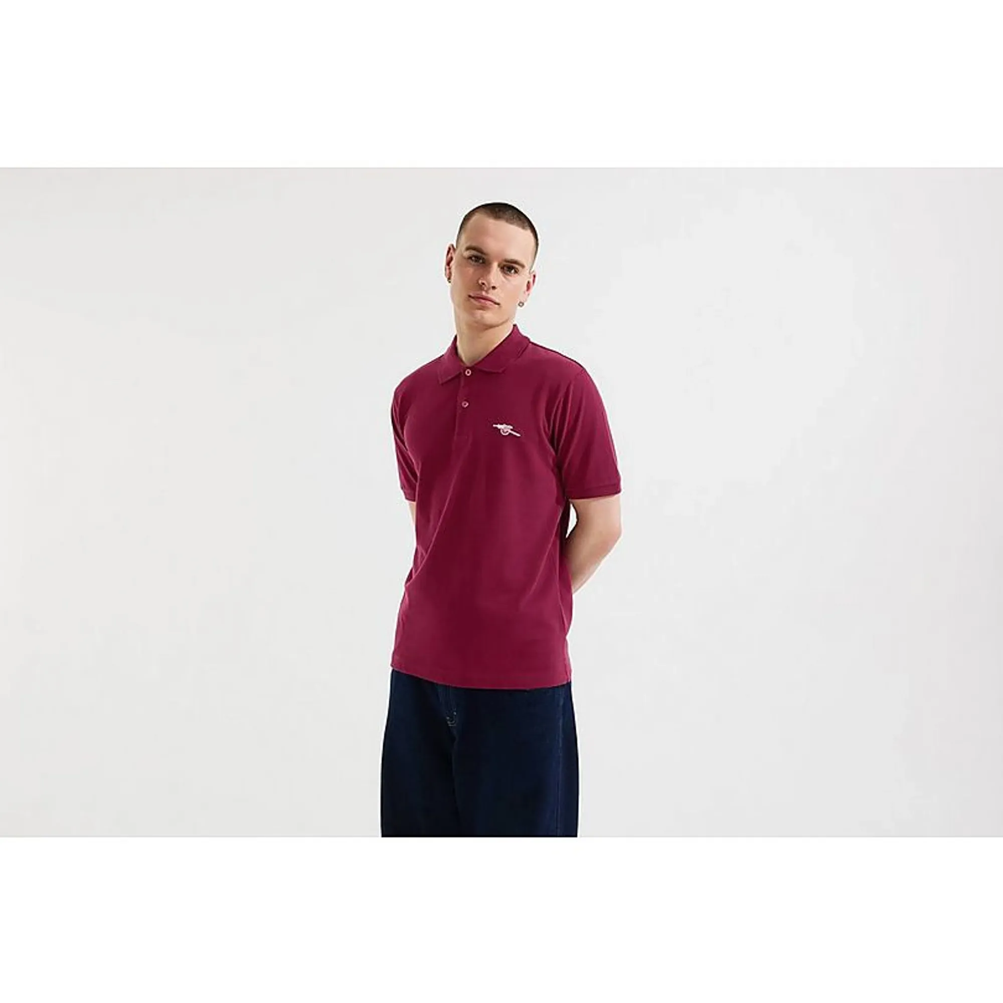 Arsenal Essentials Burgundy Cannon Polo Shirt, Multicolor