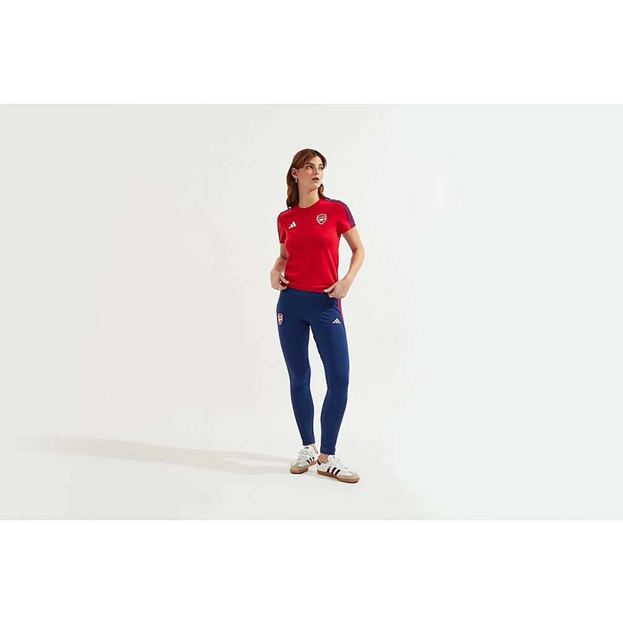 Arsenal adidas Womens DNA Leggings, Multicolor