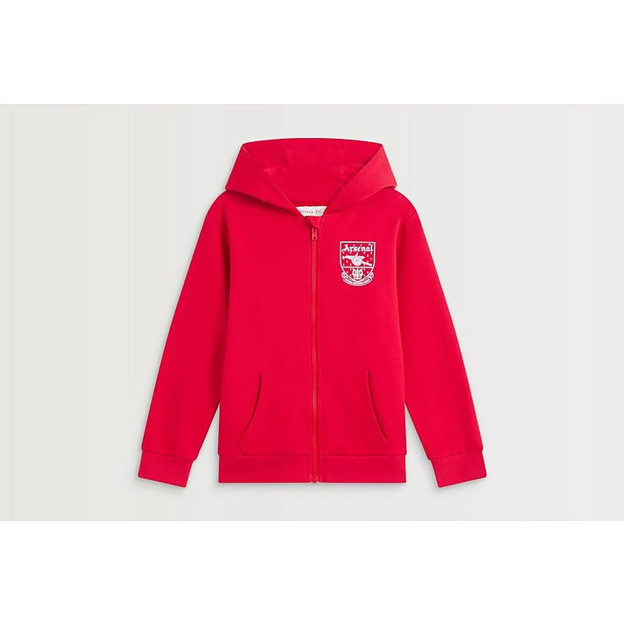 Arsenal Kids Red Concordia Zip Hoodie, Multicolor