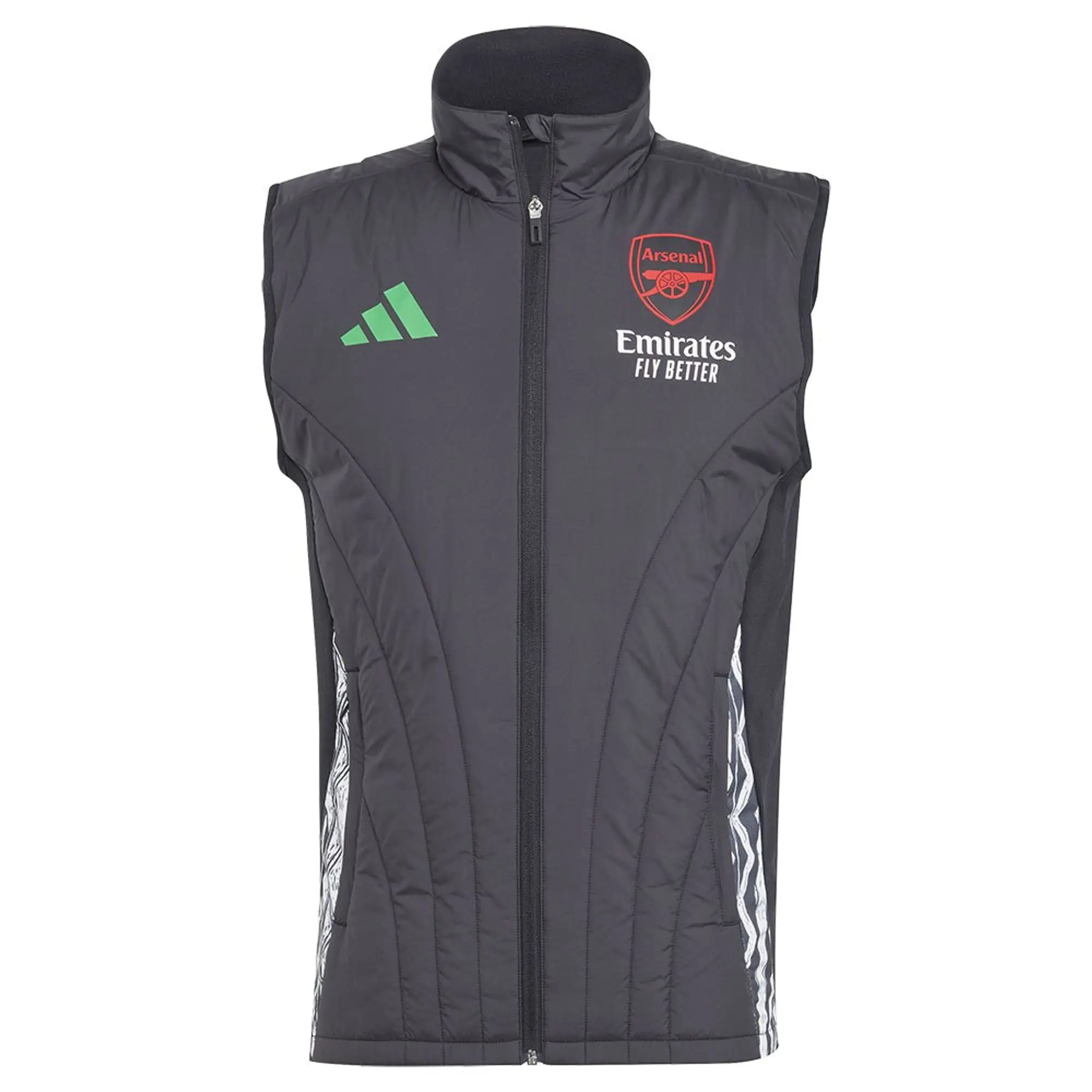 Arsenal adidas 24/25 European Winter Gilet, Multicolor