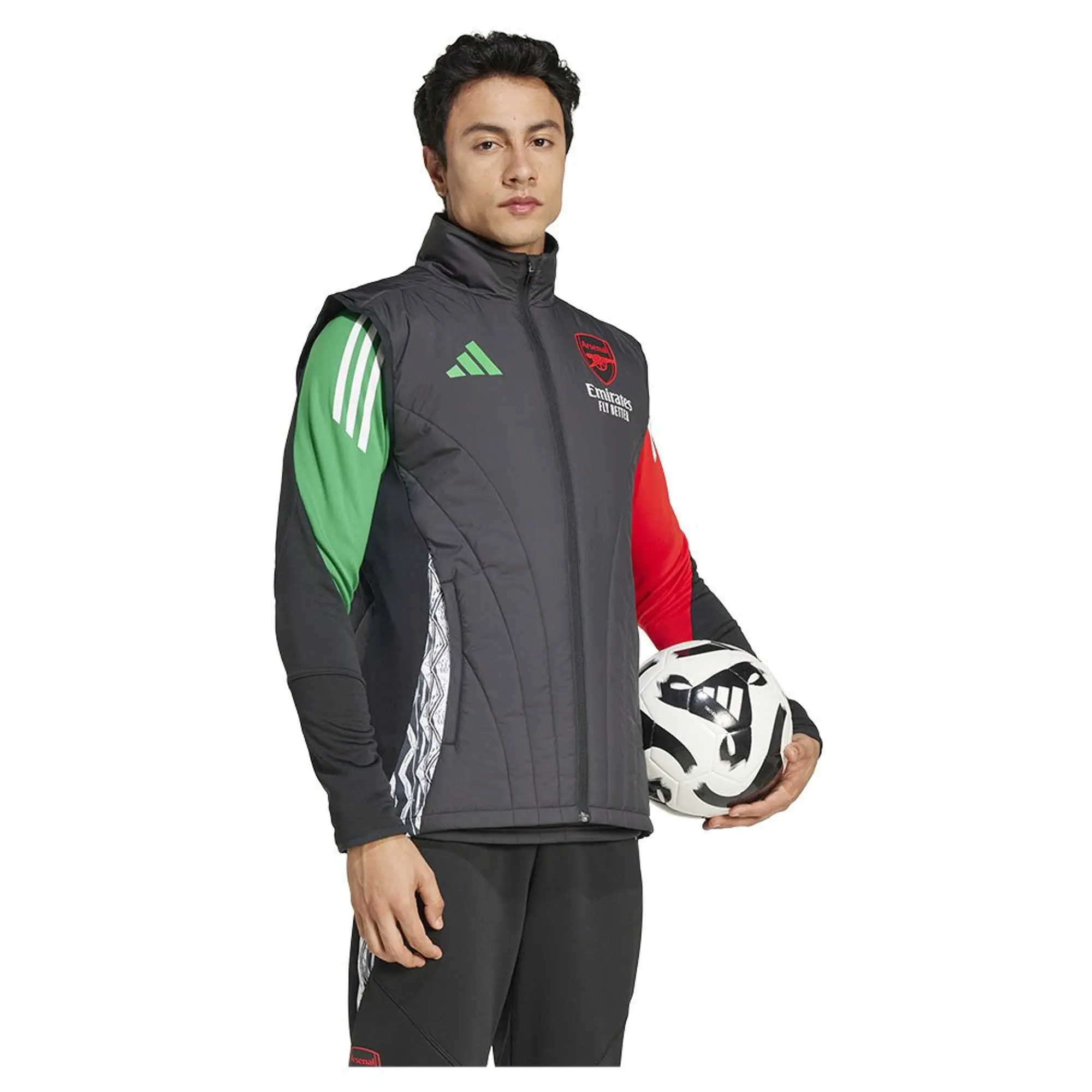 Arsenal adidas 24/25 European Winter Gilet, Multicolor