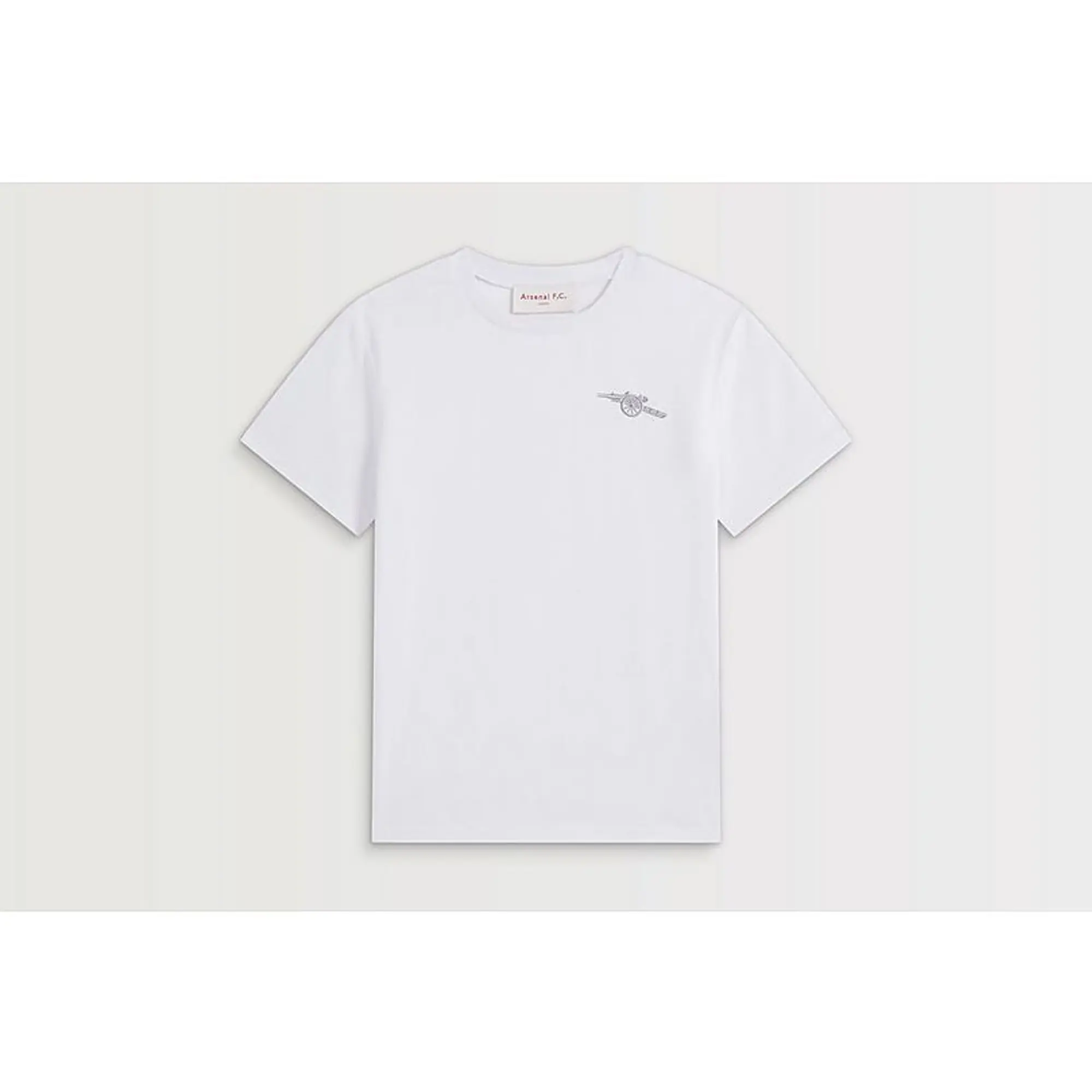 Arsenal Kids White Cannon T-Shirt, Multicolor