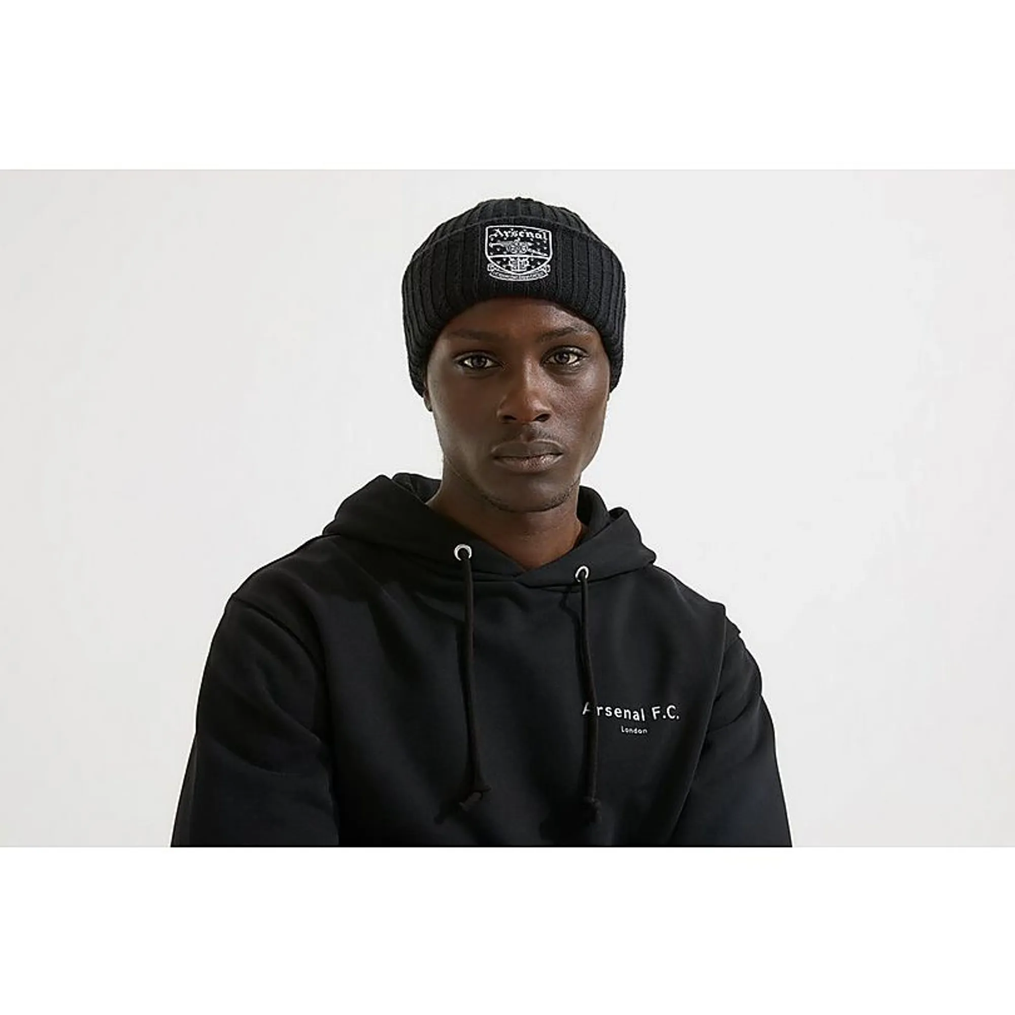 Arsenal 47 Black Concordia Crest Beanie, Multicolor