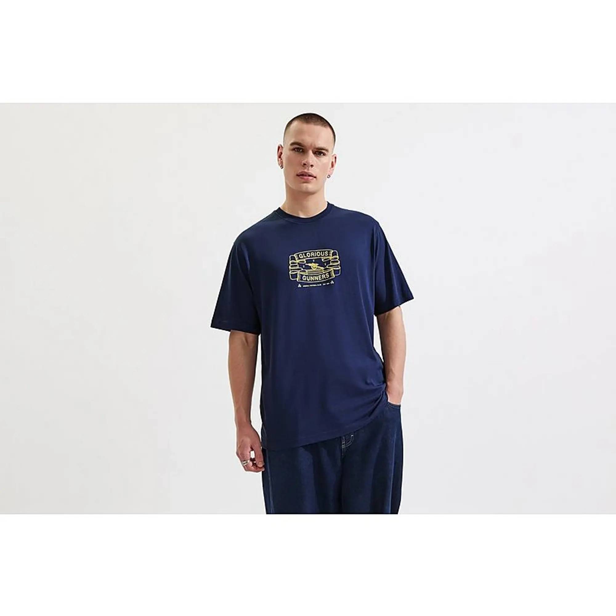 Arsenal Glorious Gunners Navy Graphic T-Shirt, Multicolor