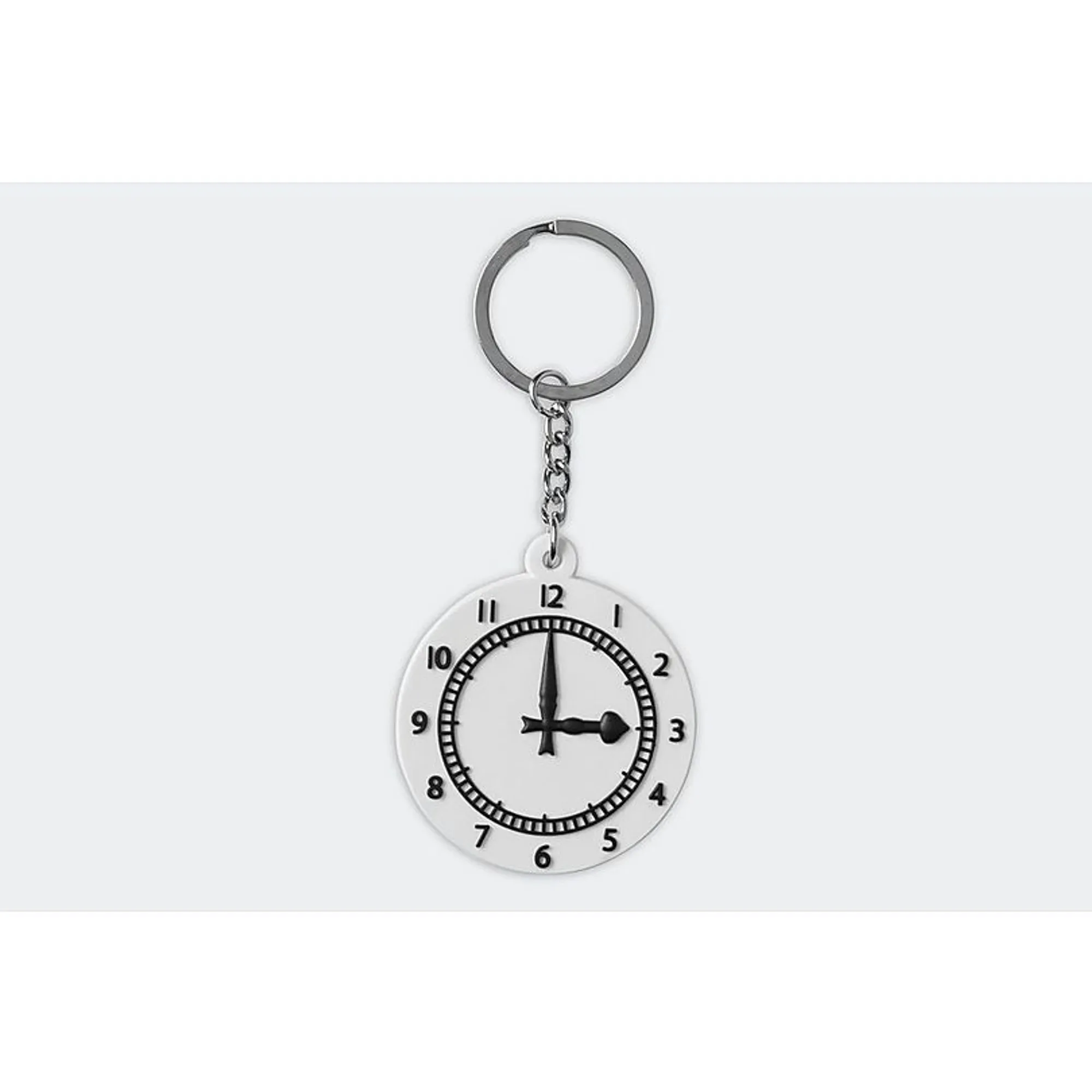 Arsenal Clock Keyring, Multicolor