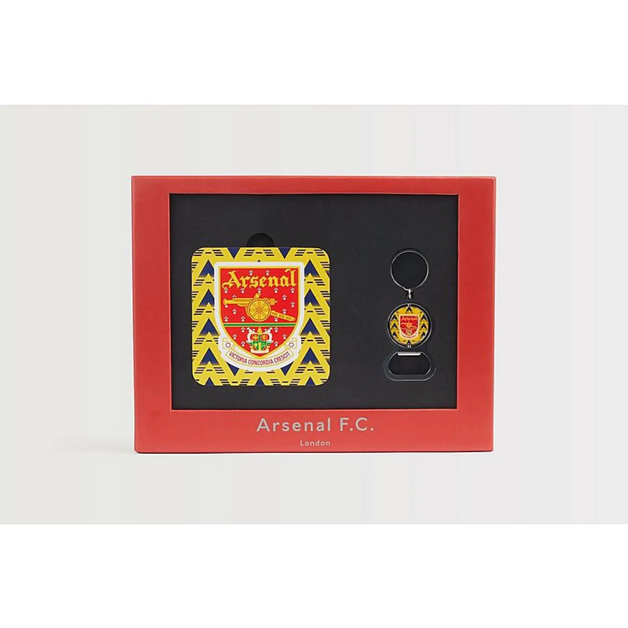 Arsenal Retro Bruised Banana Coaster and Bottle Opener, Multicolor
