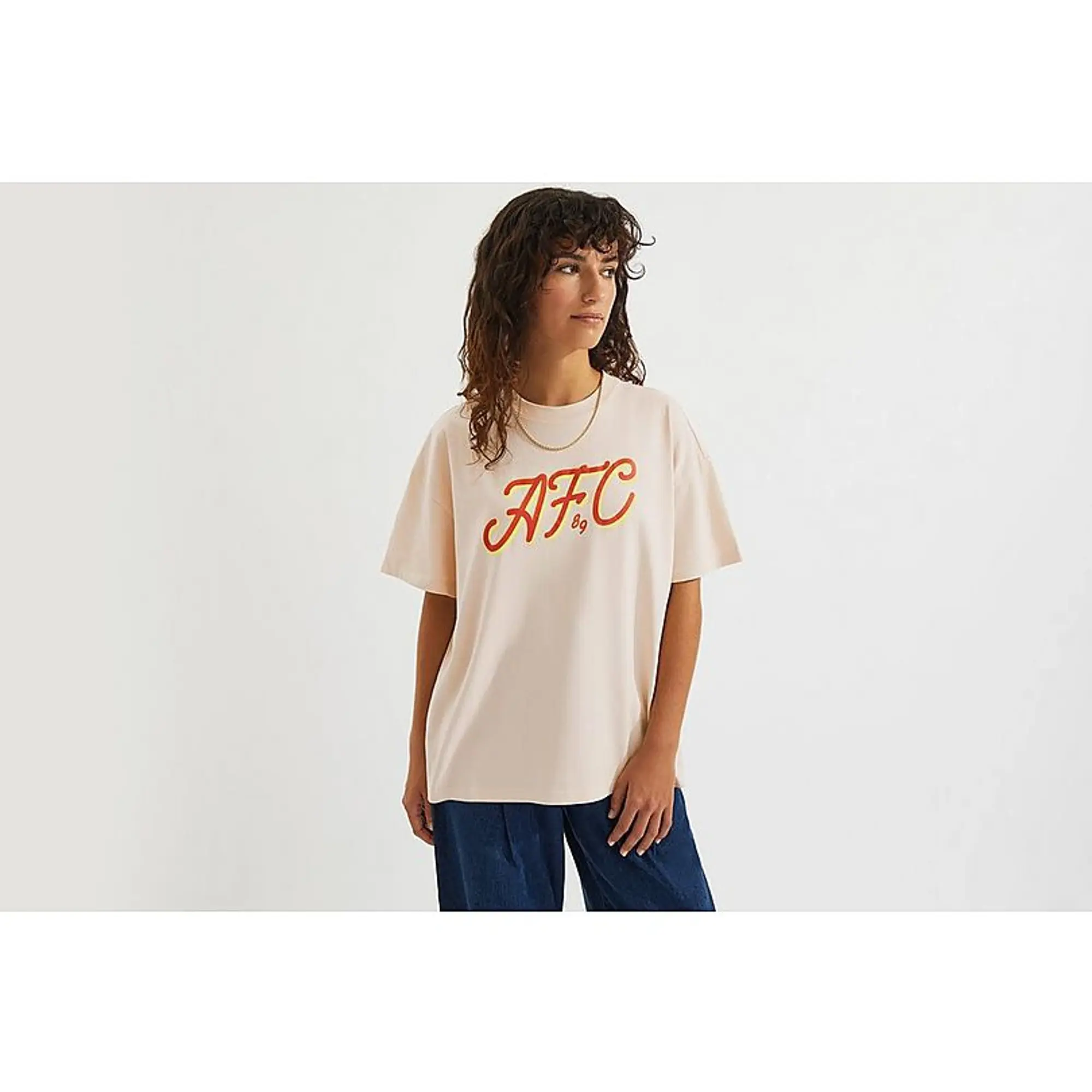 Arsenal Womens 89 Cream T-Shirt, Multicolor