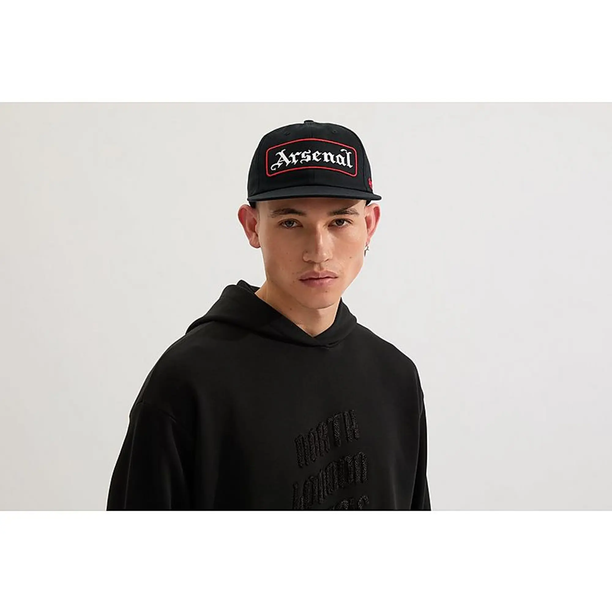 Arsenal 47 North London Classic Black Bar Cap, Multicolor