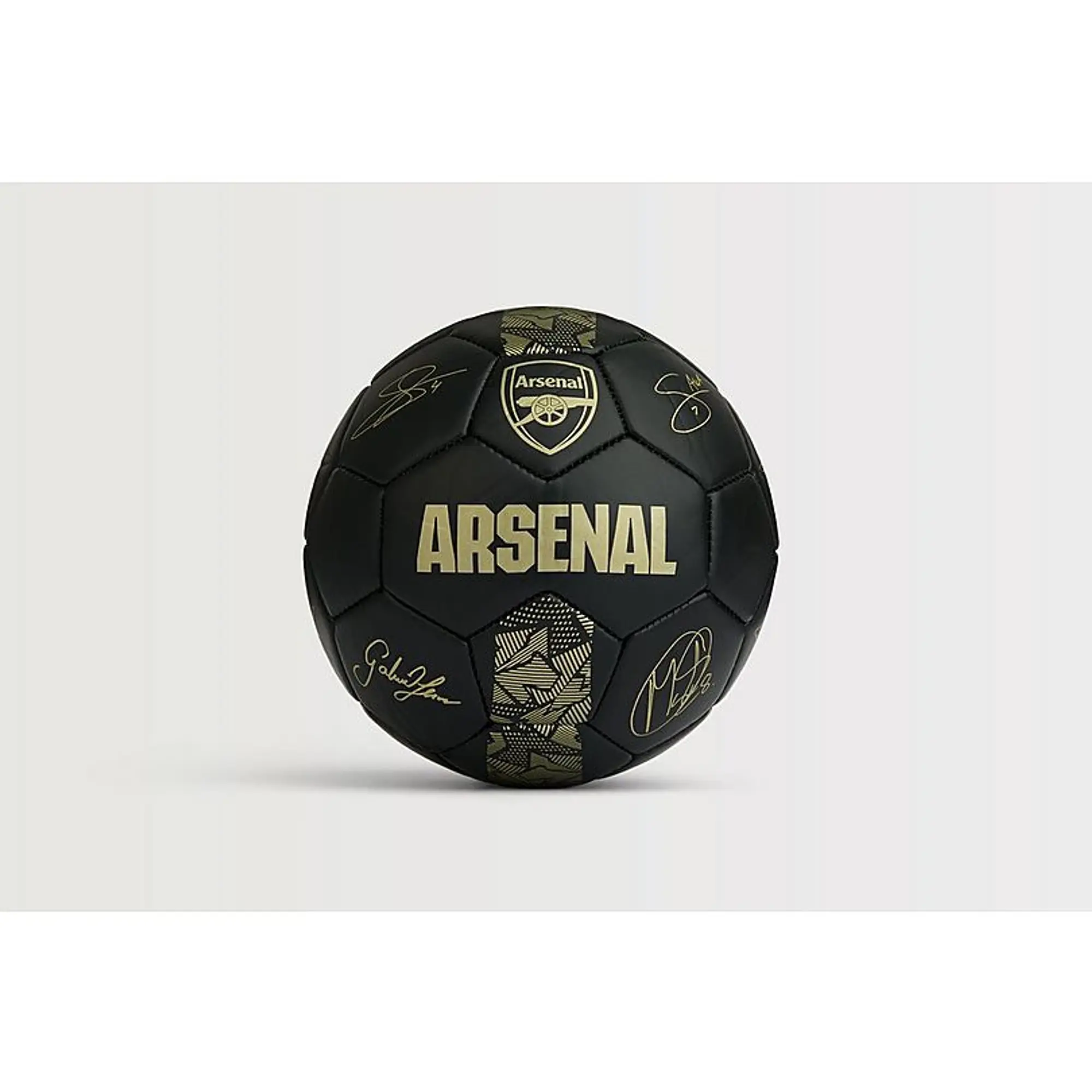 Arsenal 23/24 Size 1 Black Signature Football, Multicolor