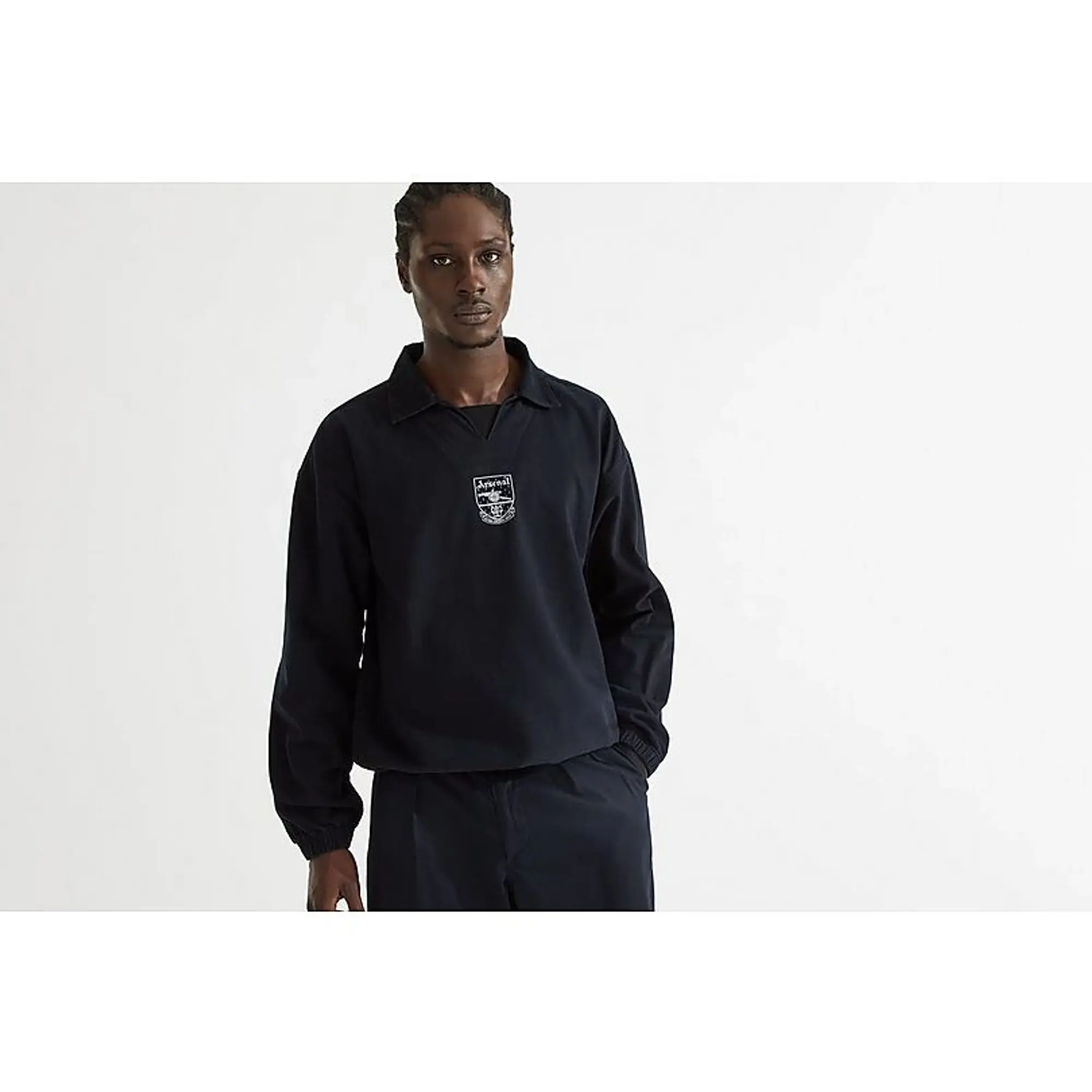 Arsenal Black Concordia Drill Top, Multicolor