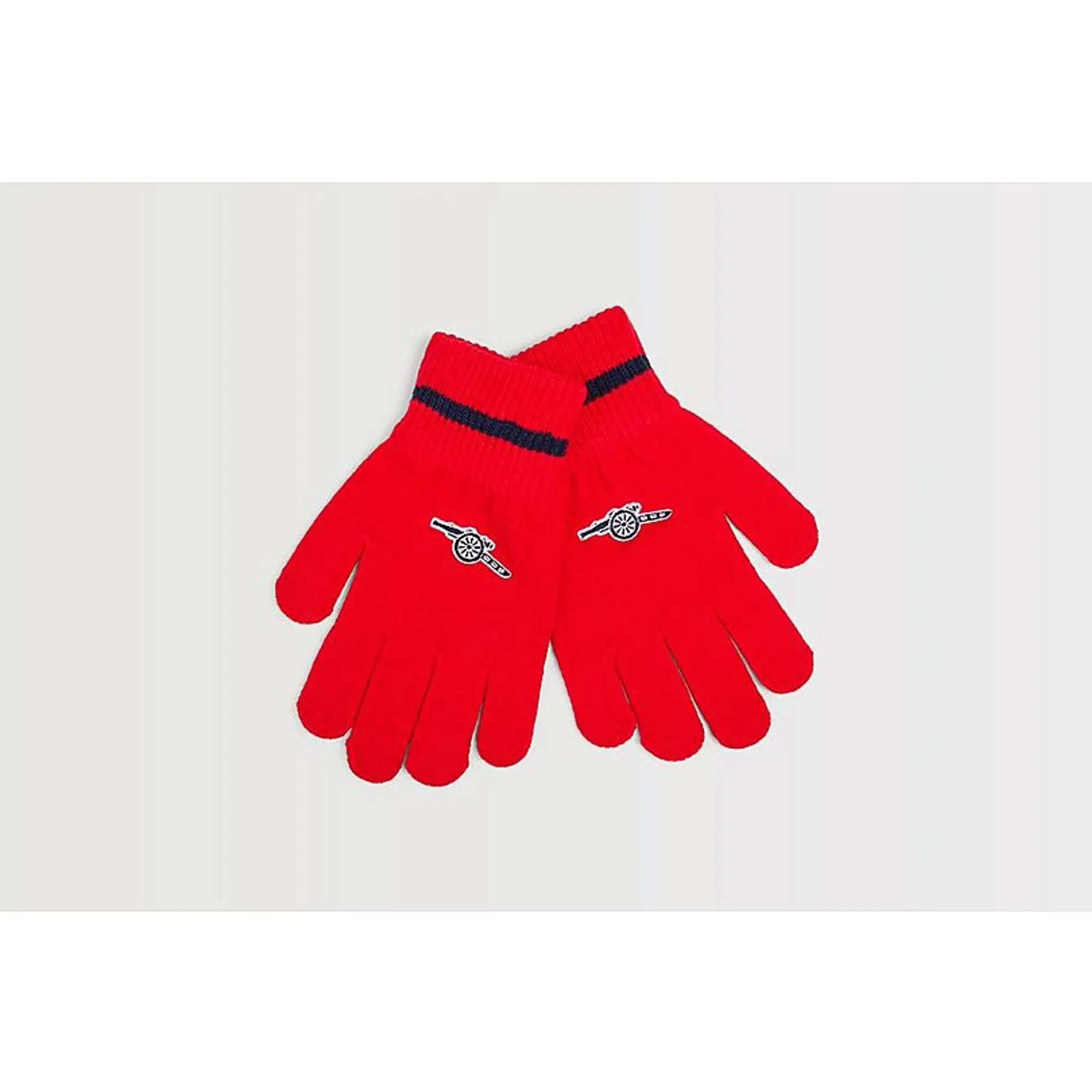 Arsenal Kids Red Cannon Gloves, Multicolor