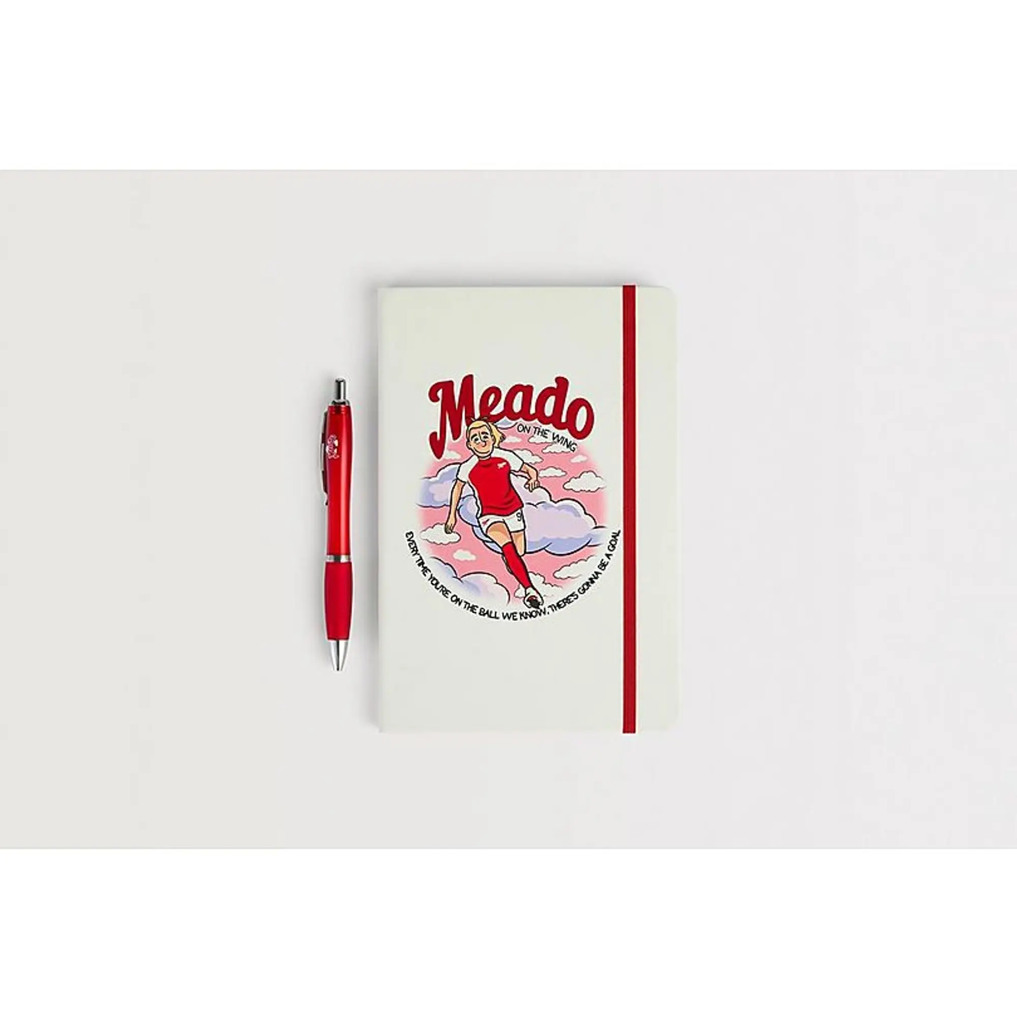 Arsenal Meado on The Wing Notebook and Pen Set, Multicolor