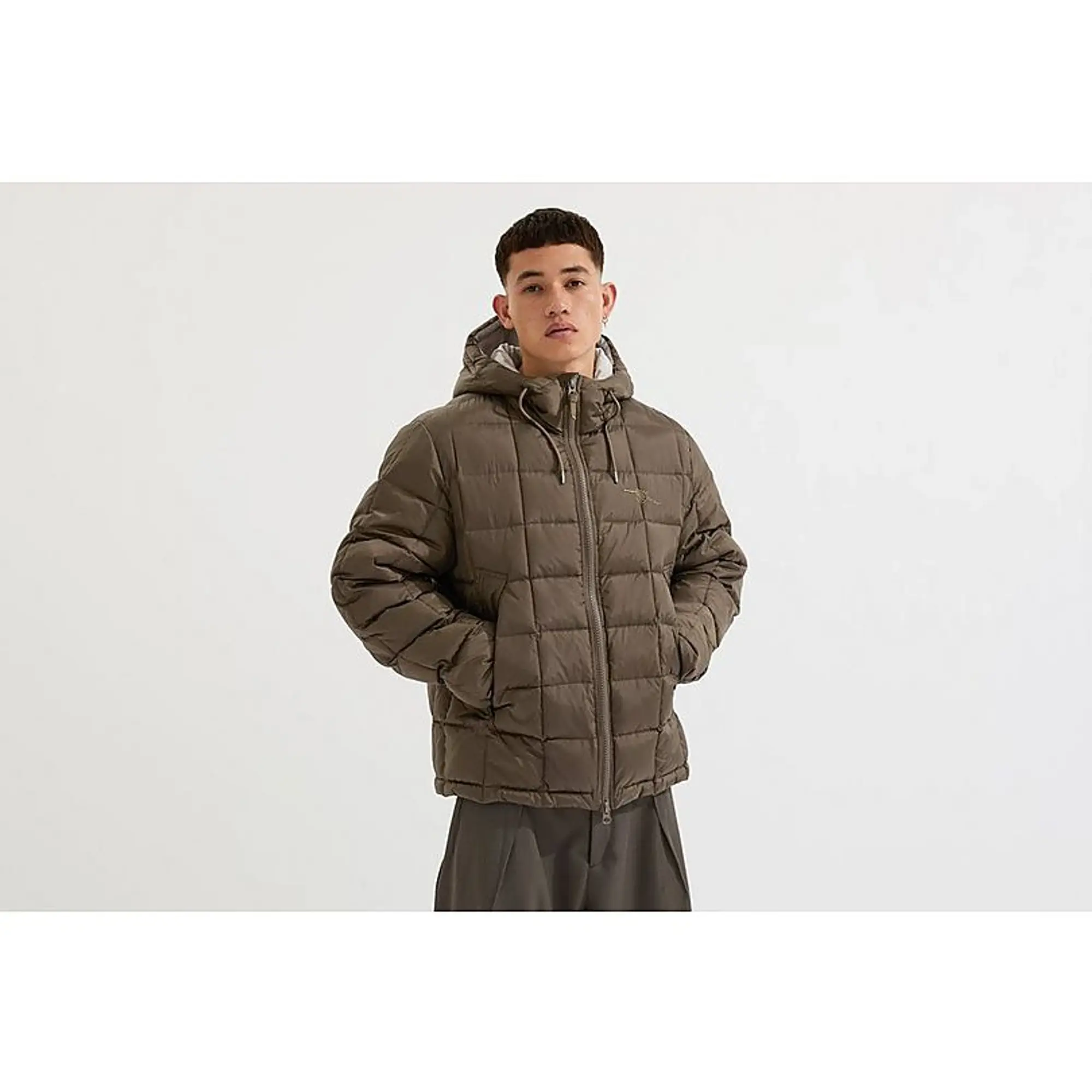 Arsenal Holloway Social Club Brown Puffer Jacket, Multicolor