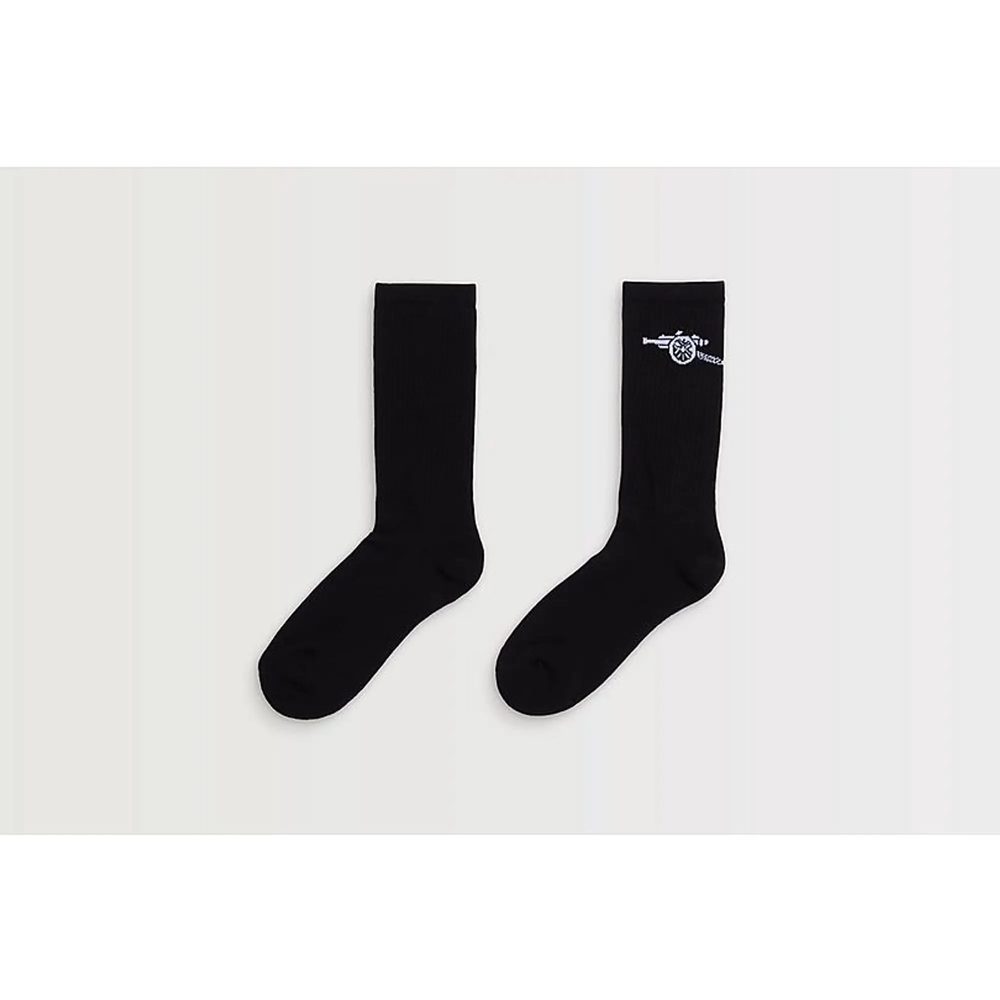 Arsenal Essentials Black Cannon Socks, Multicolor
