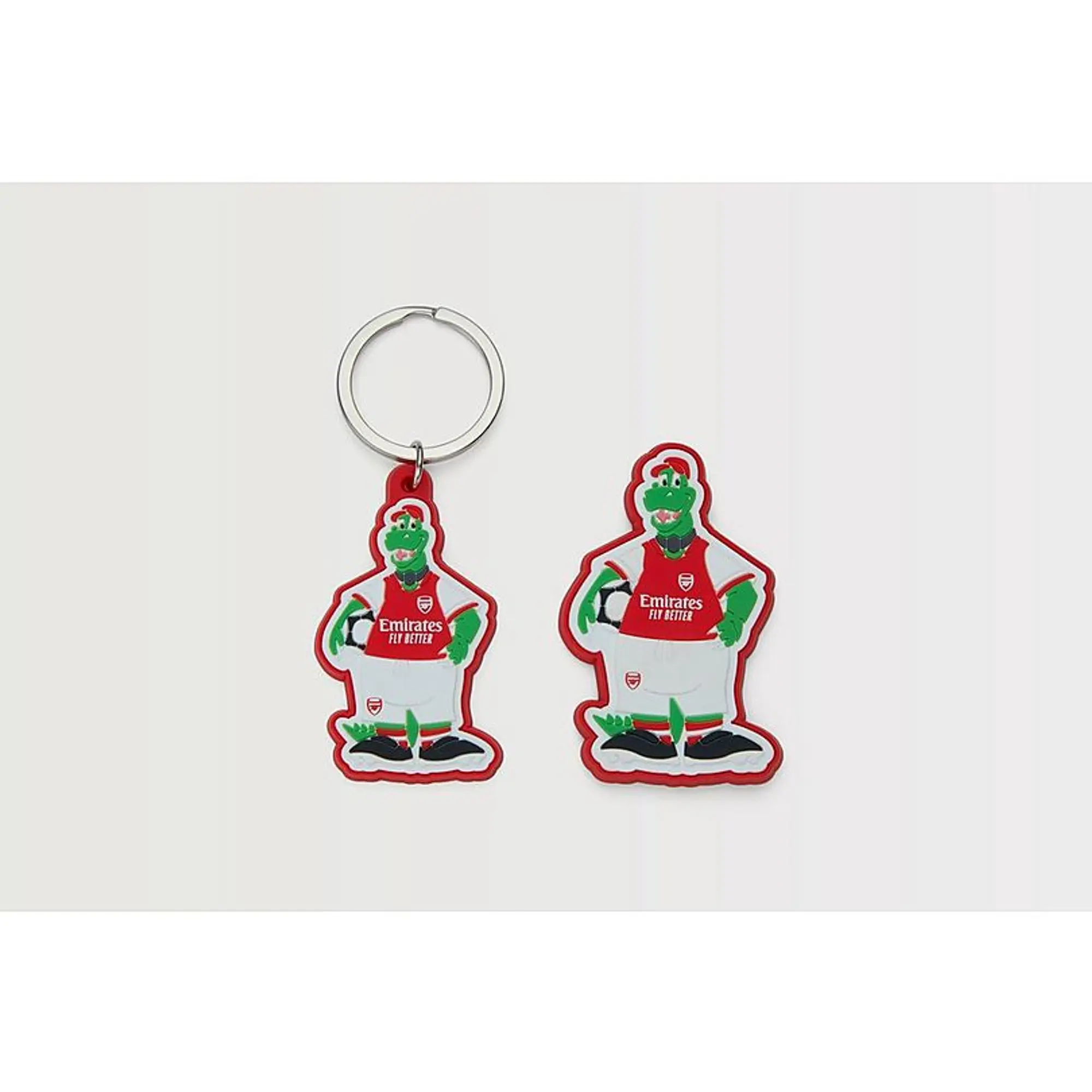 Arsenal Gunnersaurus Keyring and Magnet Set, Multicolor