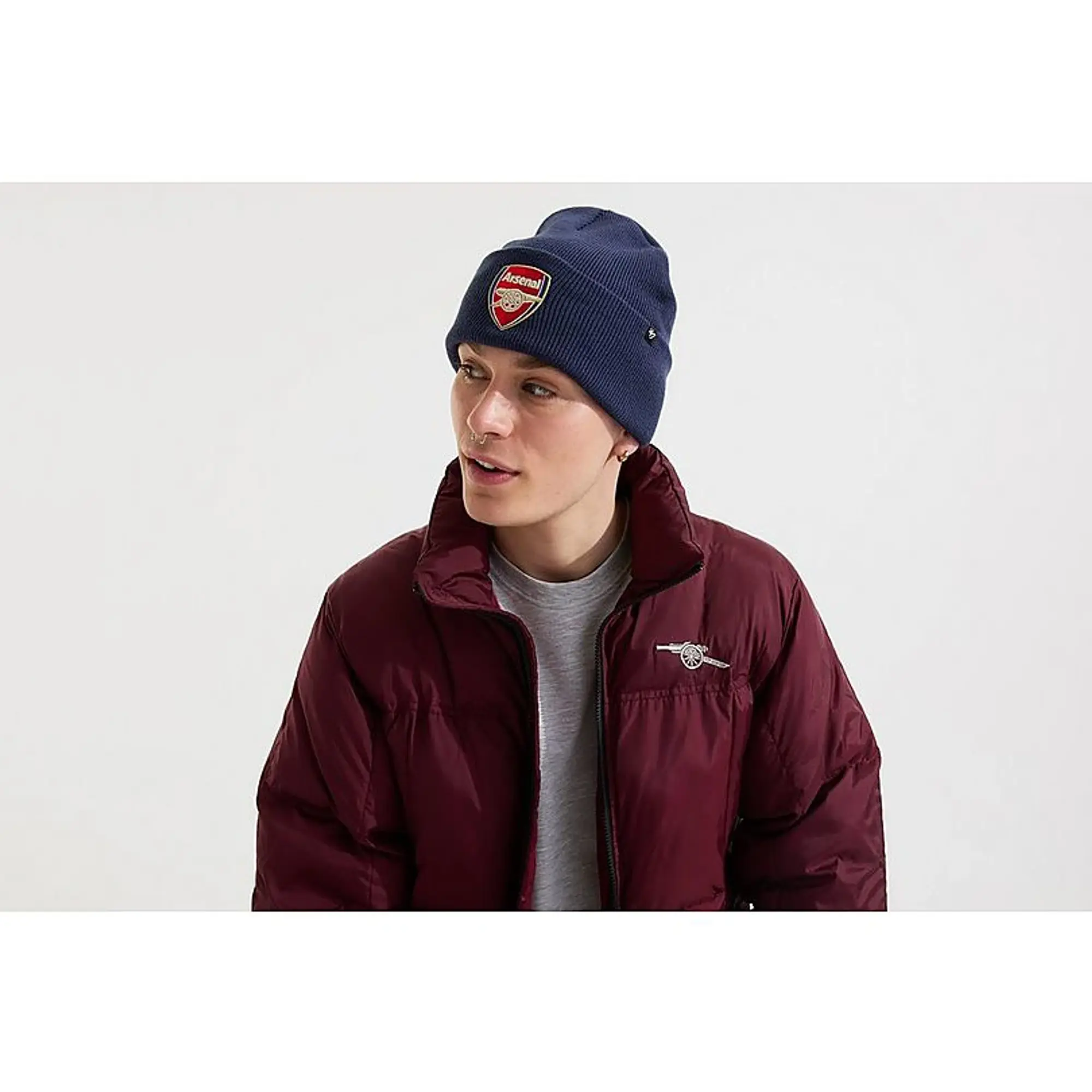 Arsenal 47 Navy Crest Beanie, Multicolor