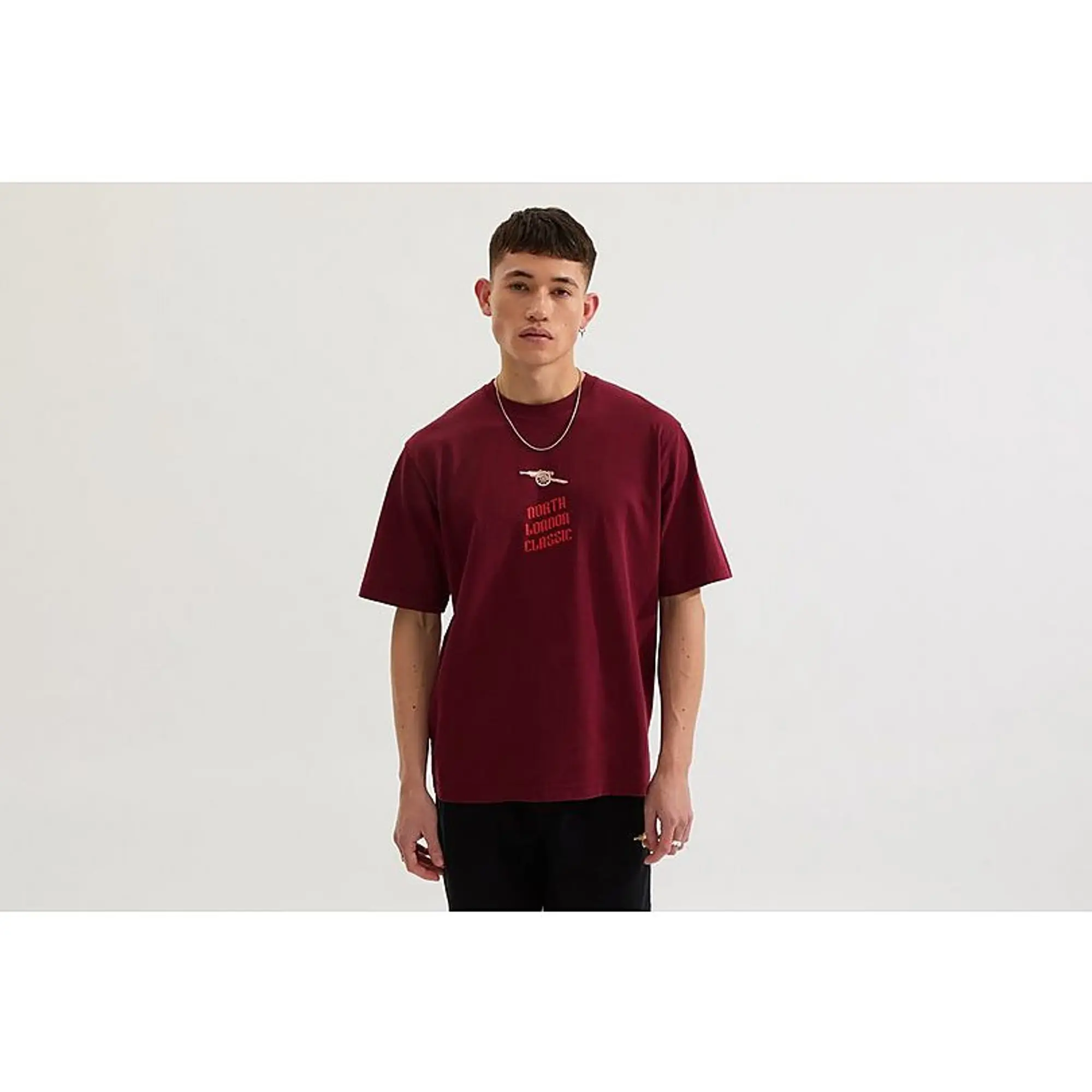 Arsenal North London Classic Burgundy Logo T-Shirt, Multicolor