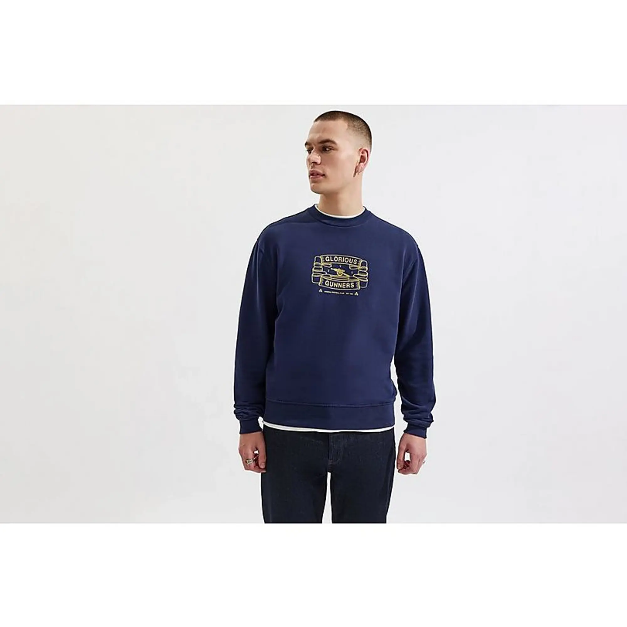 Arsenal Glorious Gunners Navy Graphic Sweatshirt, Multicolor