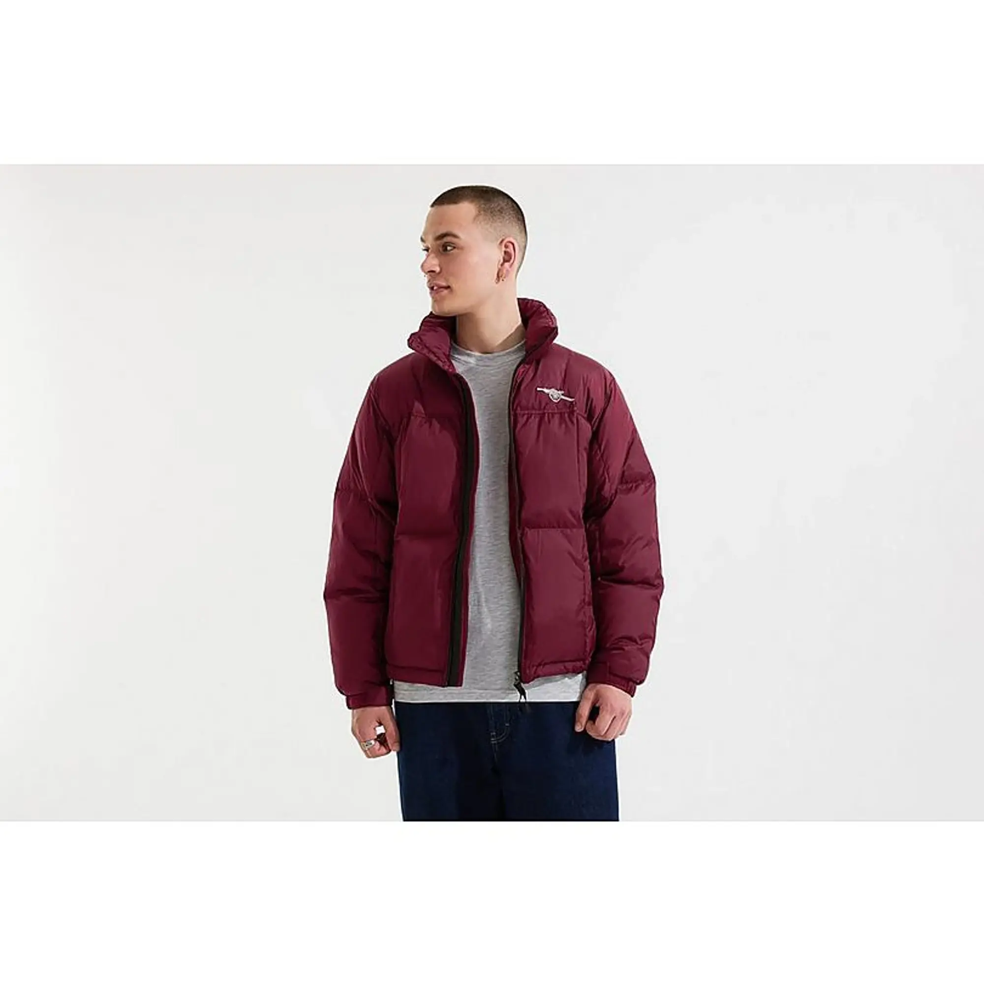 Arsenal Burgundy Cannon Puffer Jacket, Multicolor