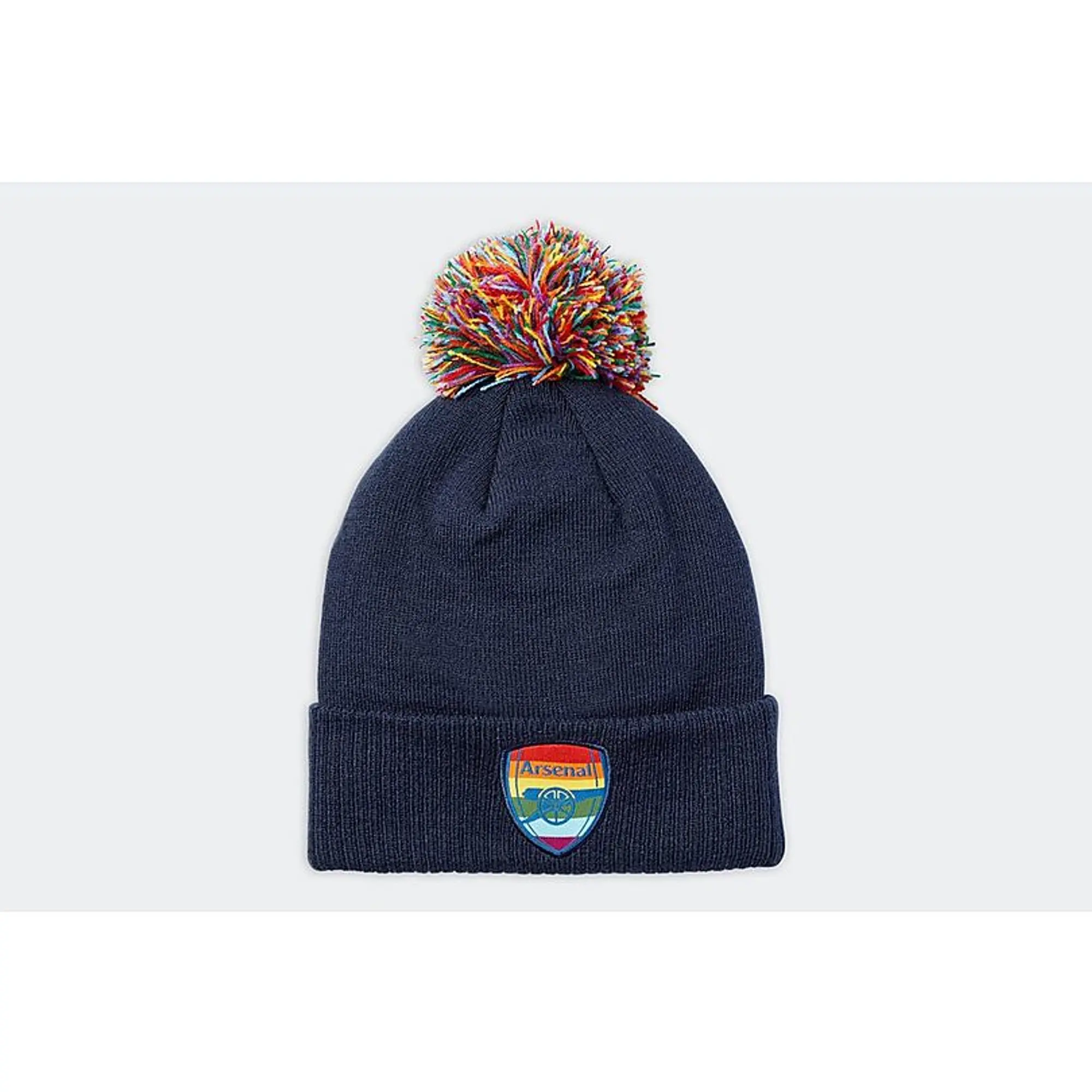 Arsenal Rainbow Crest Beanie, Multicolor