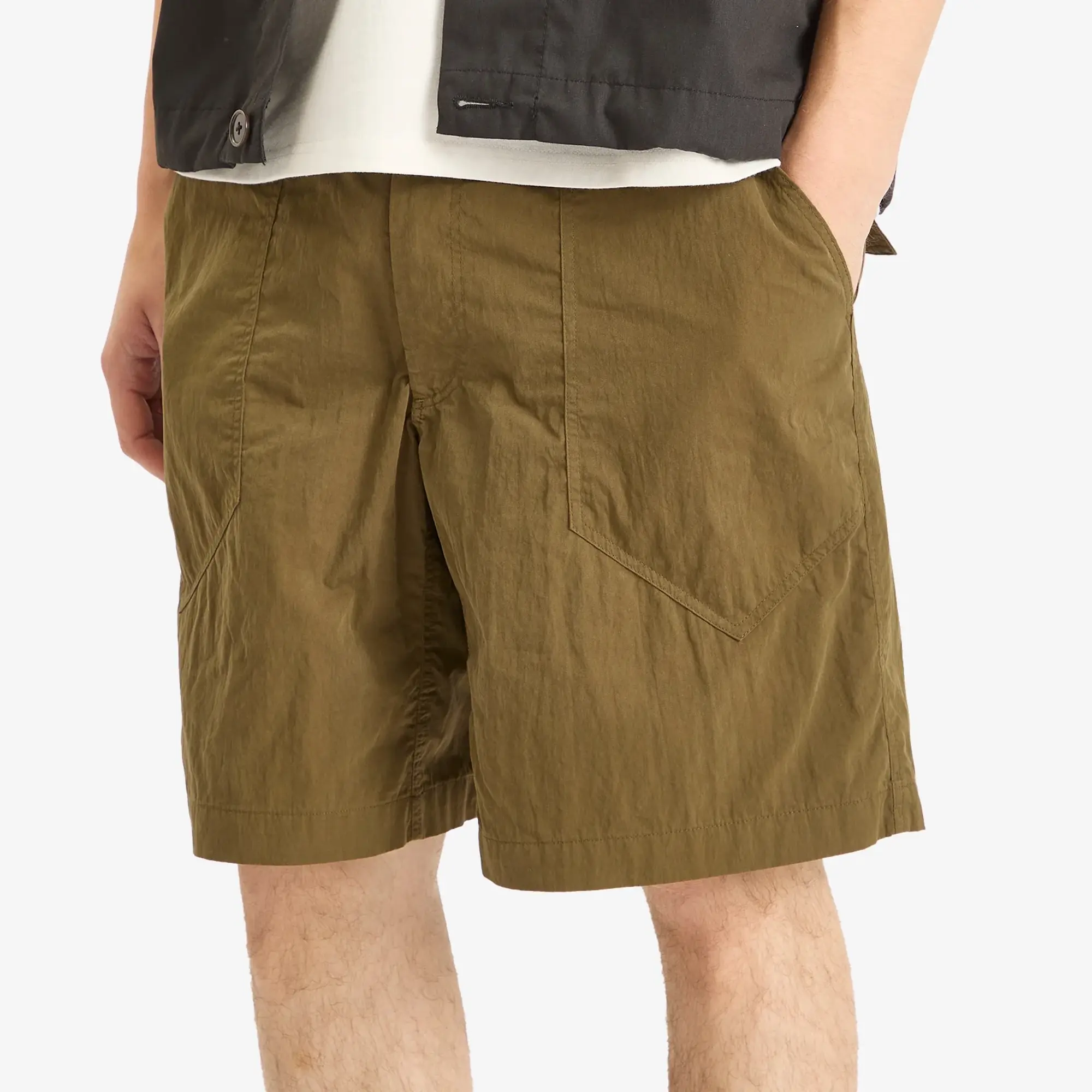 FrizmWORKS Men's Cotton Nylon Fatigue Shorts Olive