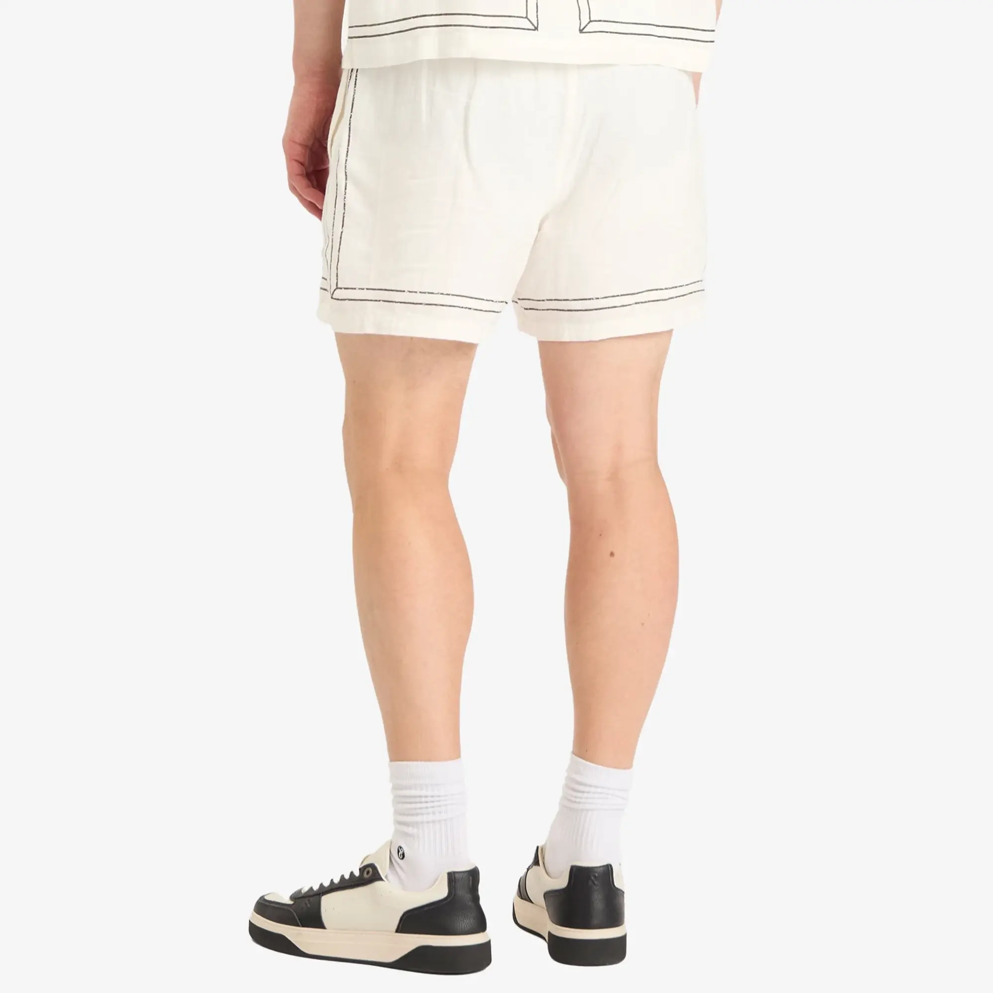Represent Men's Border Vacation Short Whisper White