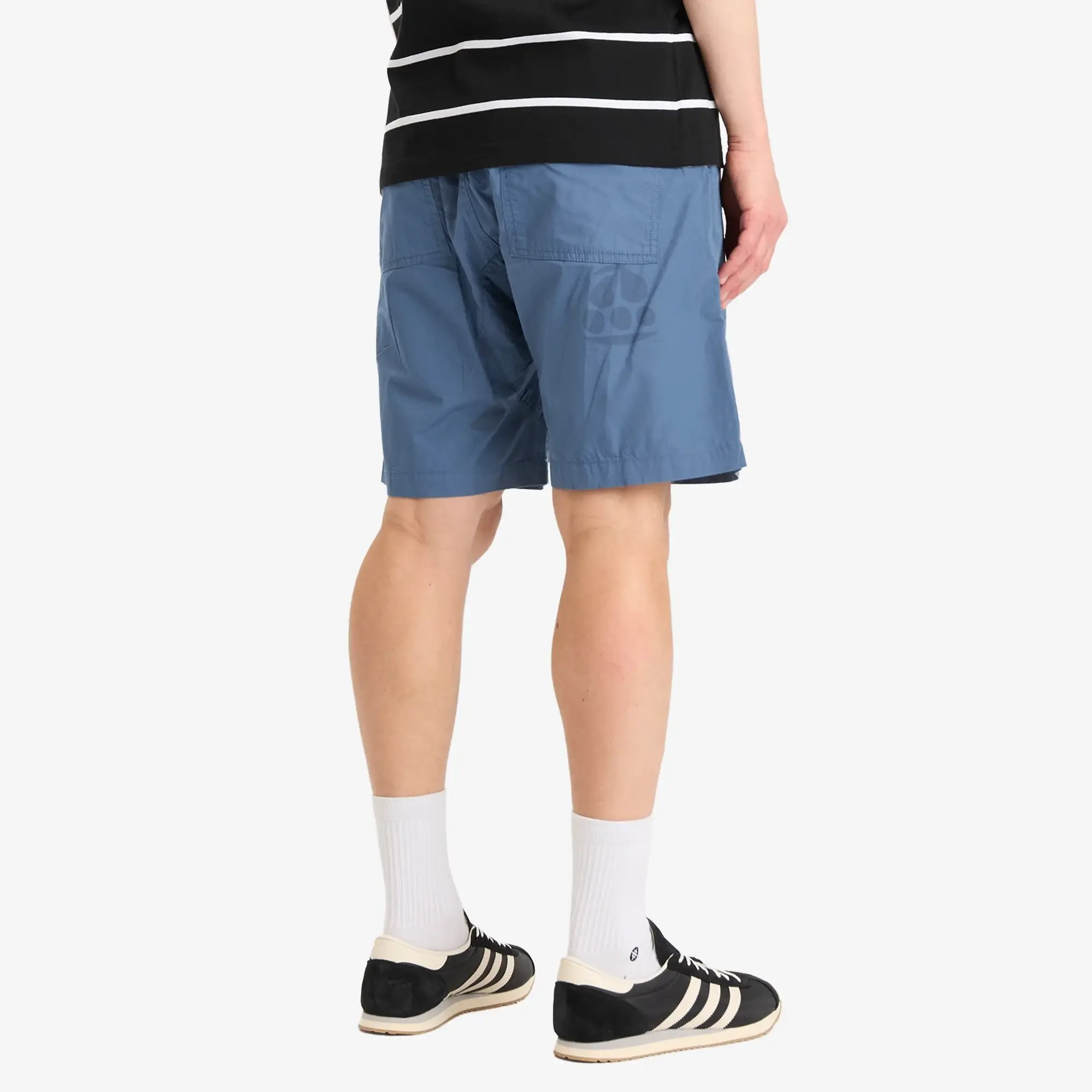 Service Works Men's Poplin Printed Chef Shorts Slate