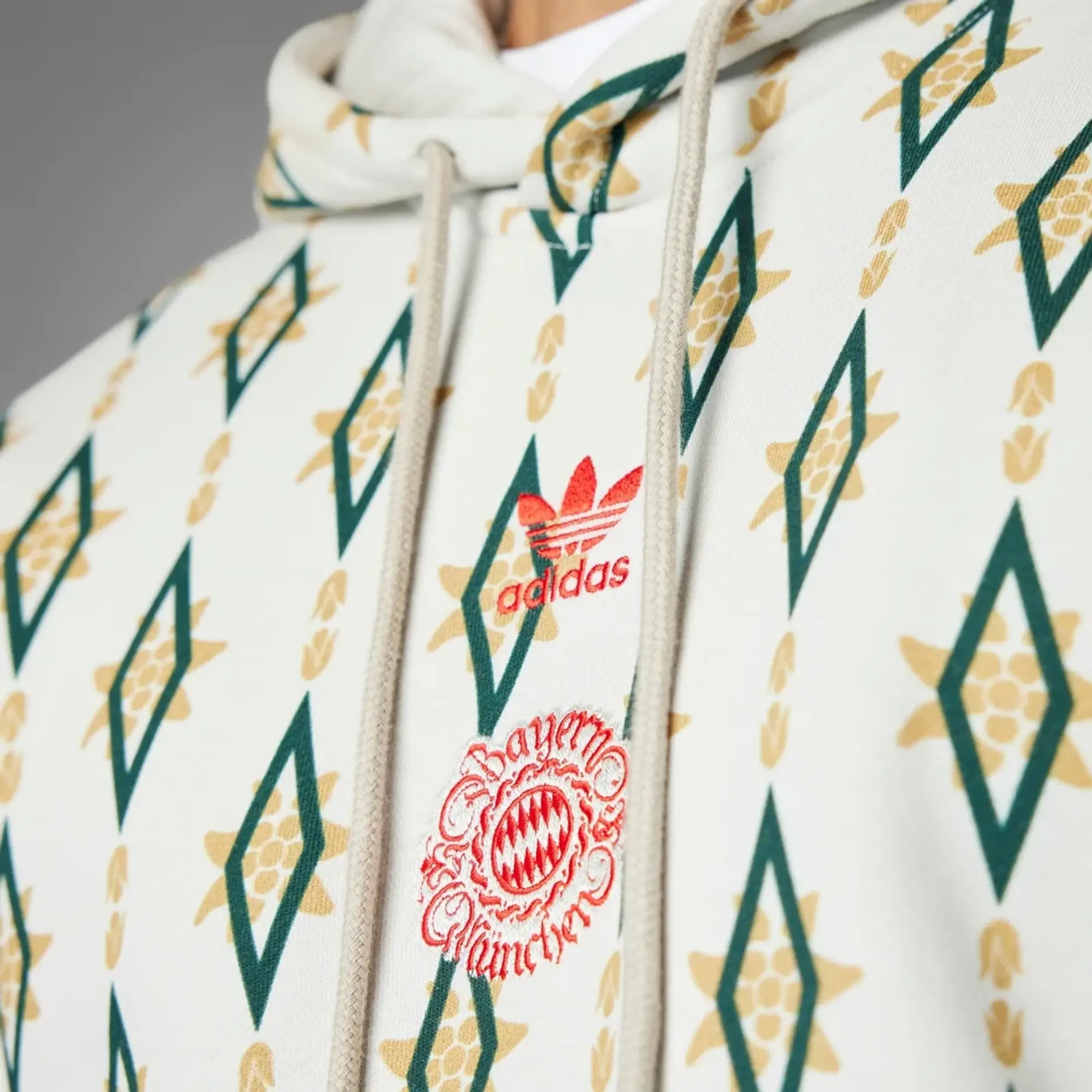 adidas FC Bayern Seasonal Doubleknit Hoodie