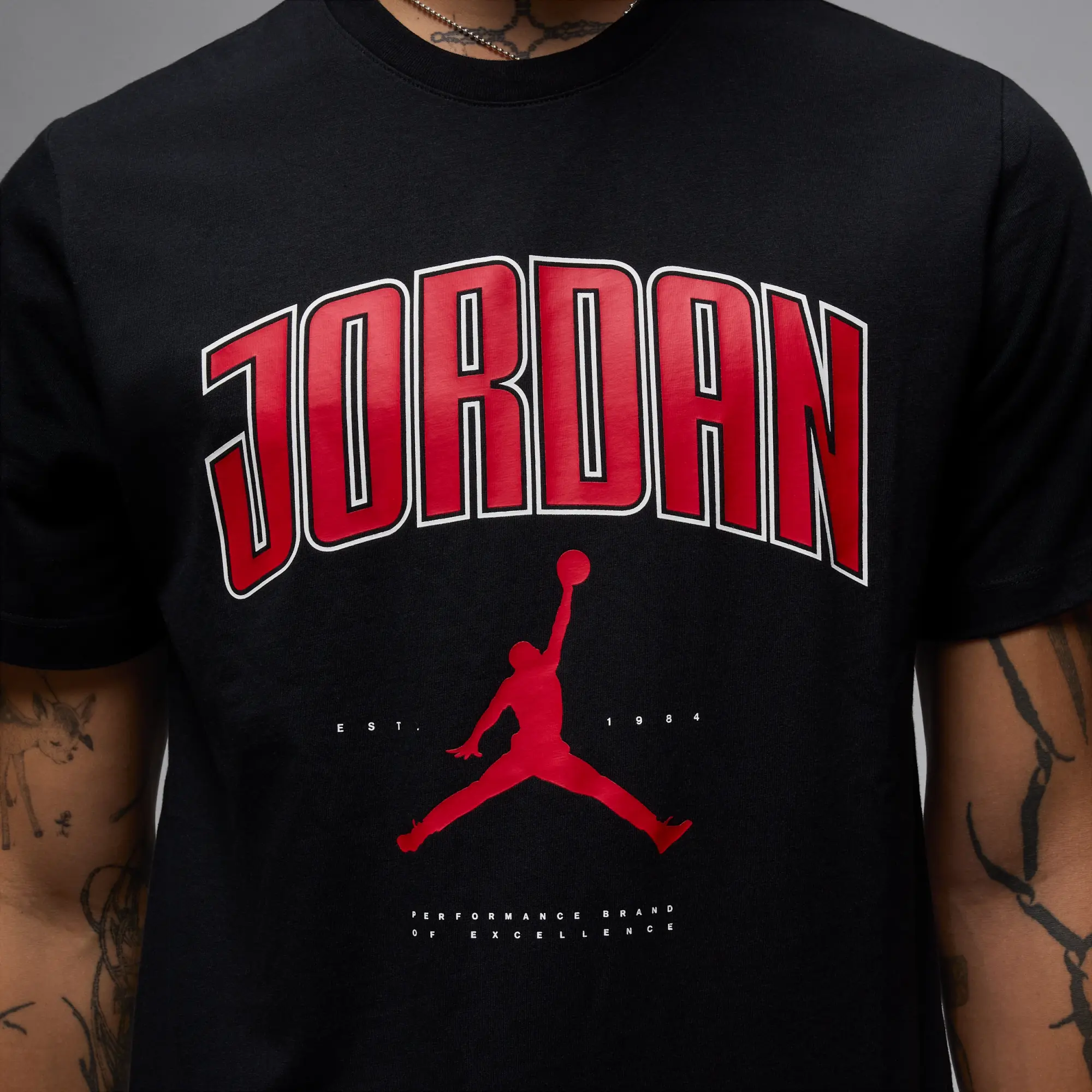 Nike Jordan Men's T-Shirt - Black - Cotton
