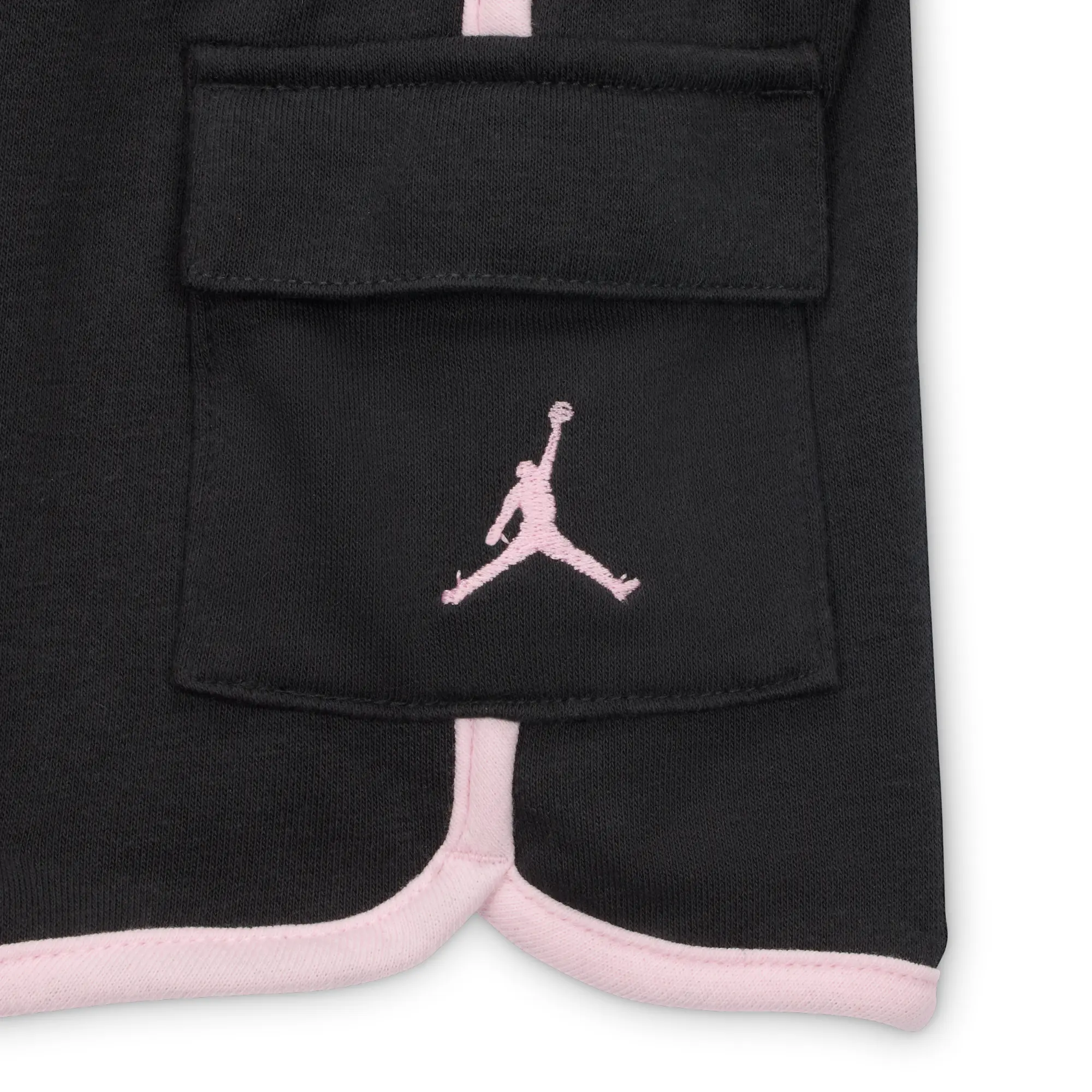Nike Jordan Baby (12–24M) 'Hidden In Plain Sight 2-Piece Shorts Set - Black - Cotton