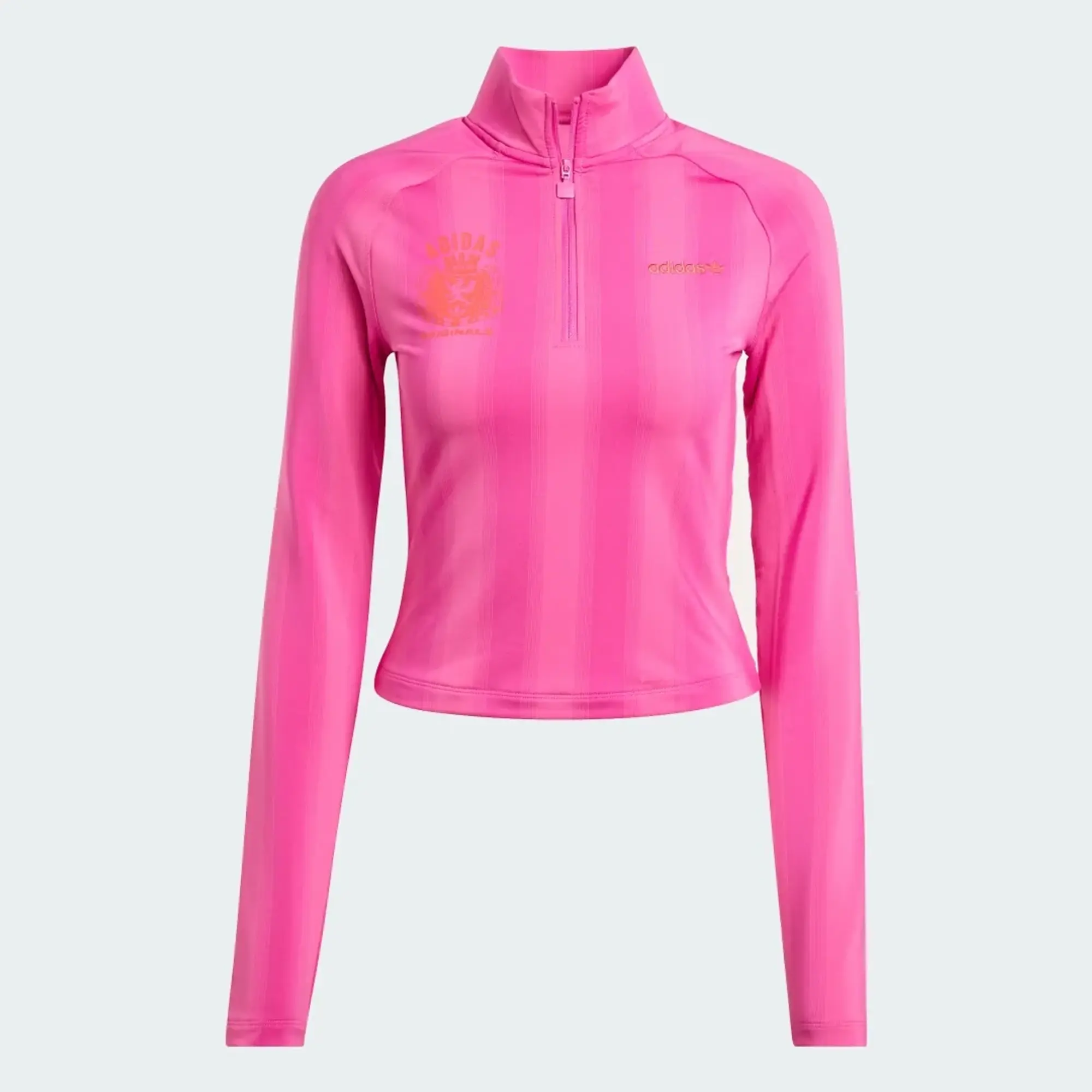 adidas Half-Zip Graphic Football Long-Sleeve Top