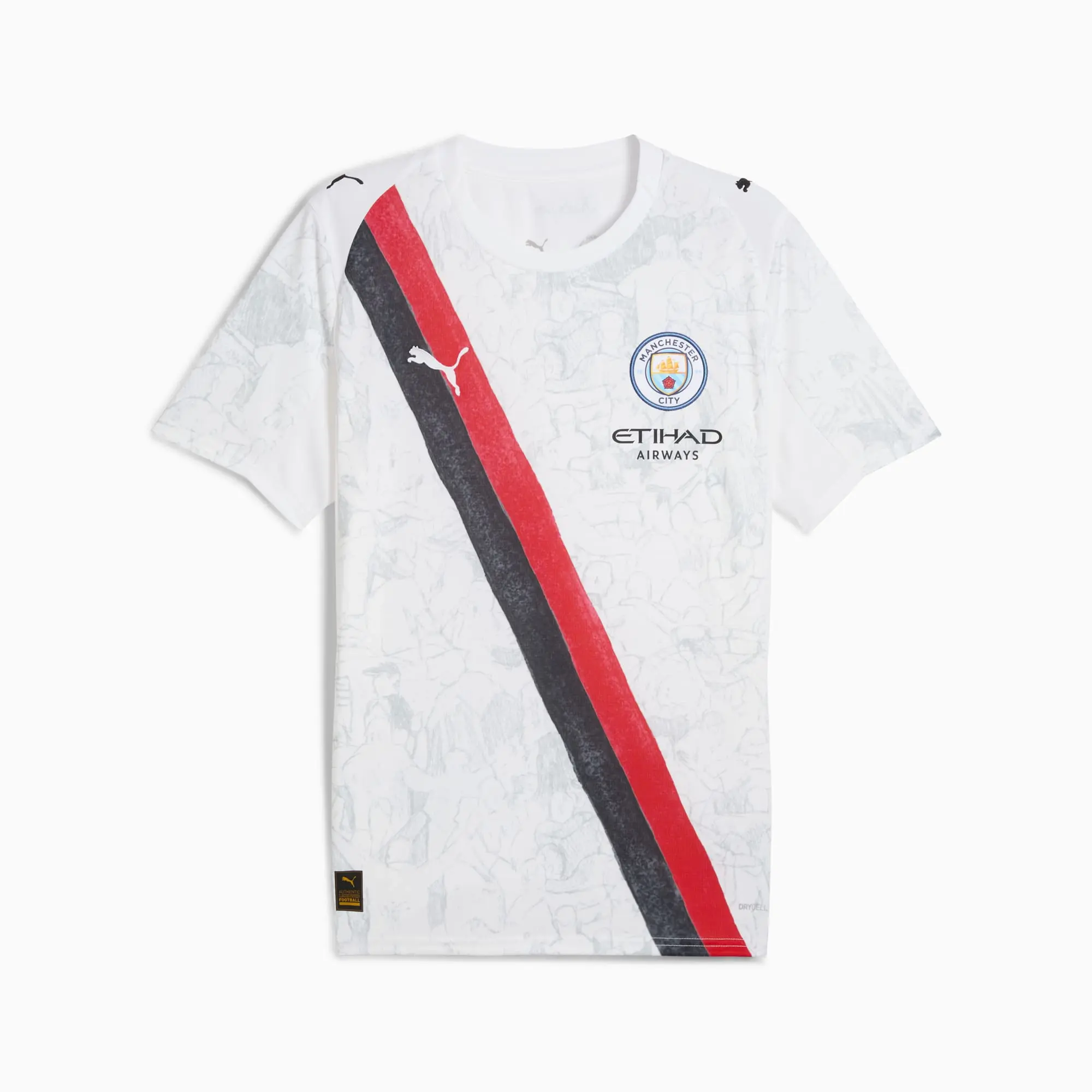 PUMA Kidsuper x Manchester City Jersey Men, White/Black, size 3XL