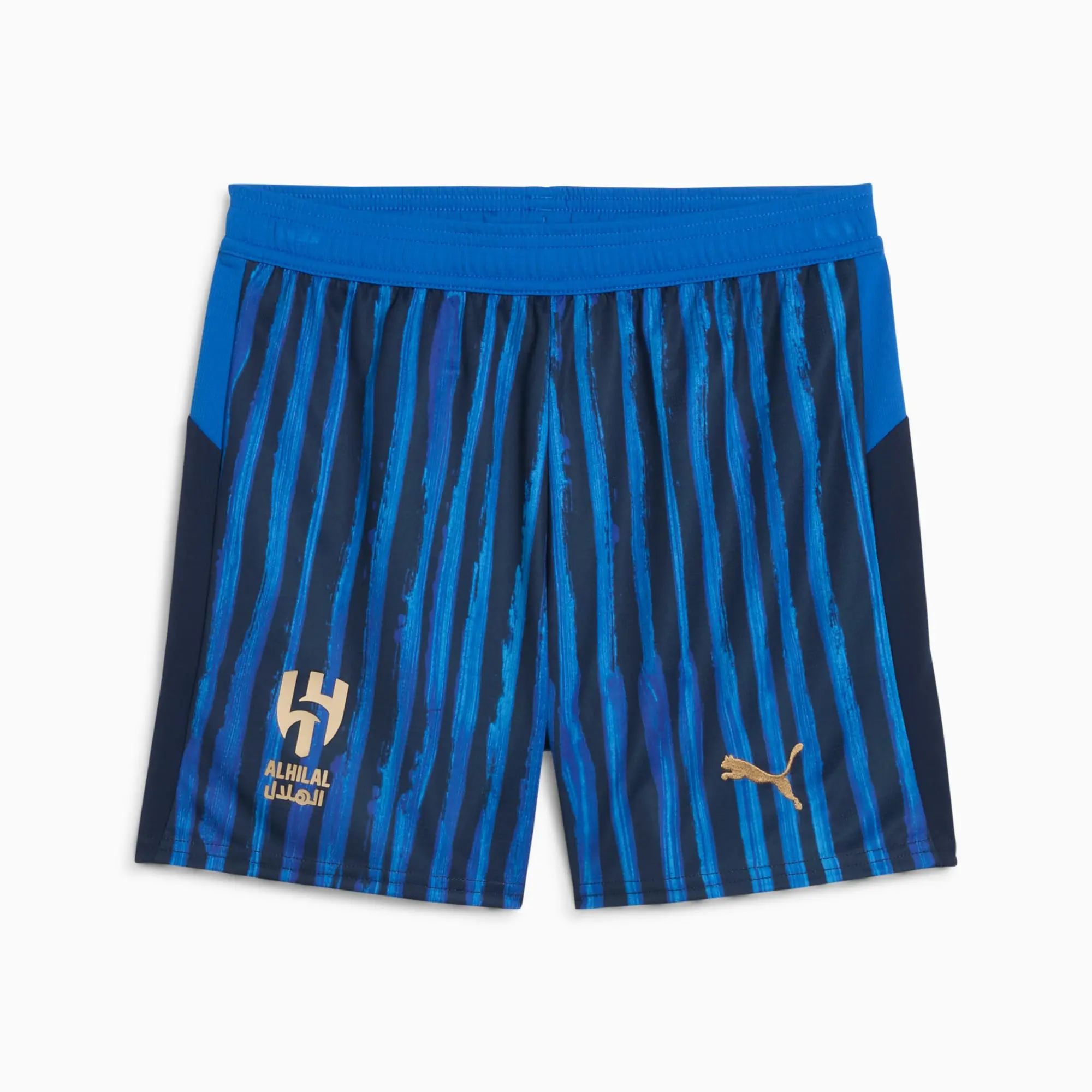 PUMA Kid Super x Al-Hilal Sfc Shorts Youth, Dark Blue, size 11-12 Youth