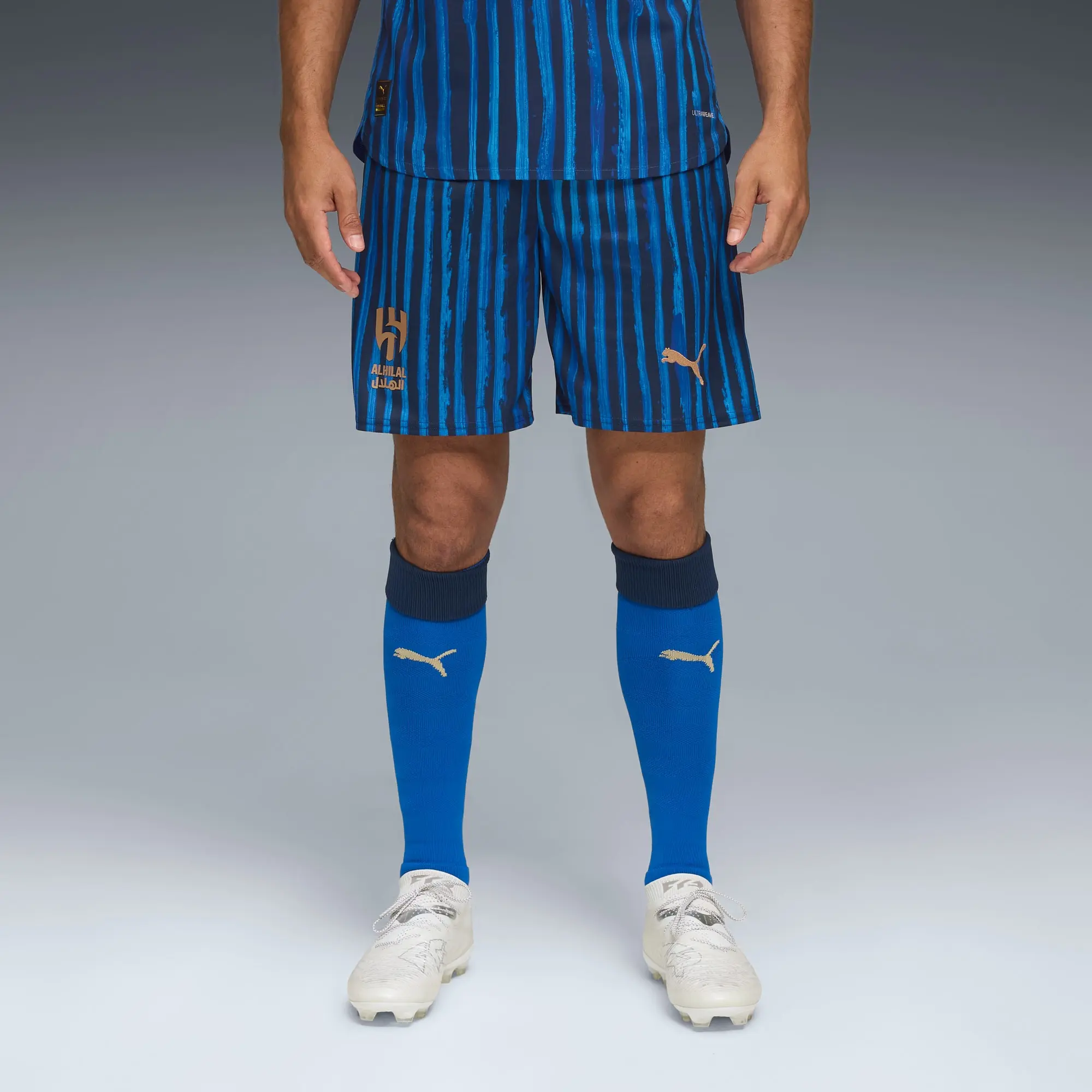 PUMA Kid Super x Al-Hilal Sfc Shorts Men, Dark Blue, size 3XL